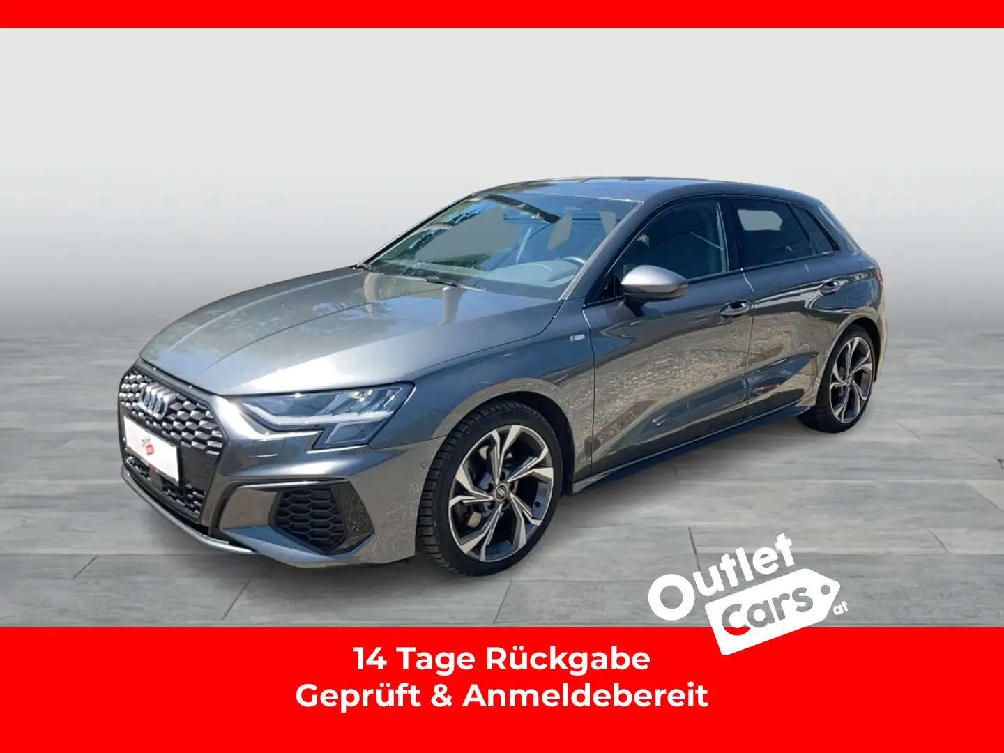 Audi A3 35 TDI S line exterieur Gris - 1
