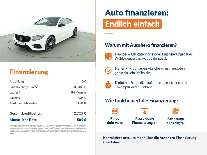 Mercedes-Benz E 400 E 400 4Matic Edition 1 AMG Line Aut.*NAV*TEMP*CAM* — photo 2