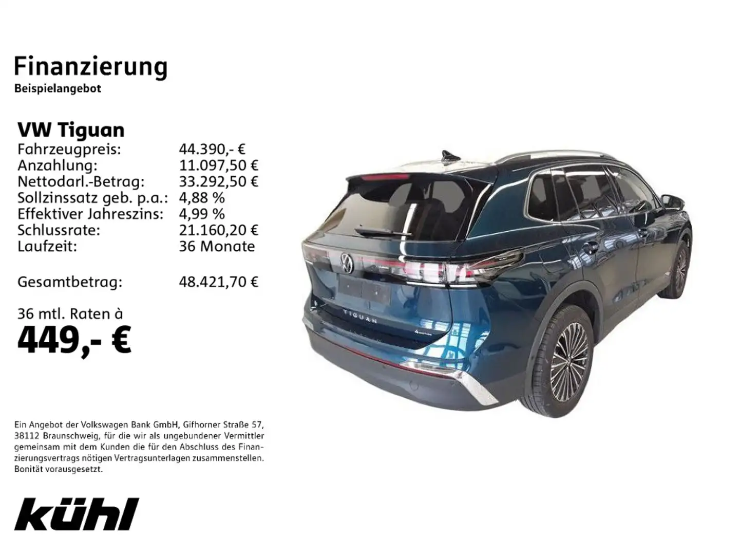 Volkswagen Tiguan 2.0 TSI 4M DSG Elegance DCC/IQ.Drive/360° Blau - 2