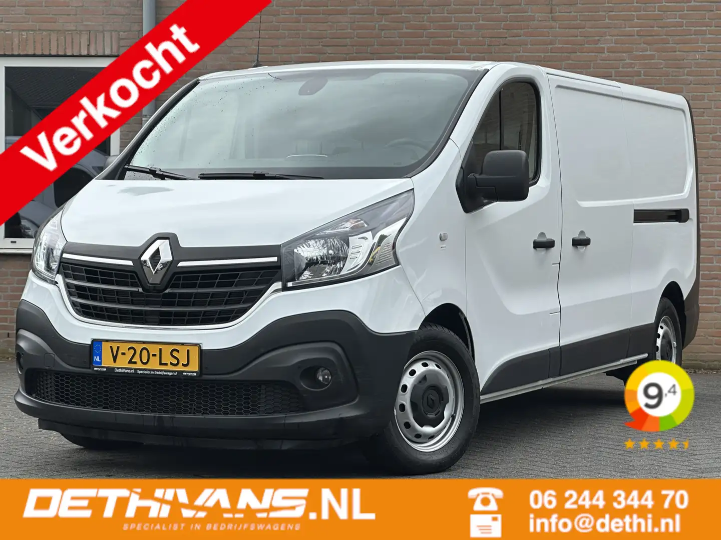 Renault Trafic 2.0dCi 145PK Lang / 2x Schuifdeur / Camera / Navig Biały - 1