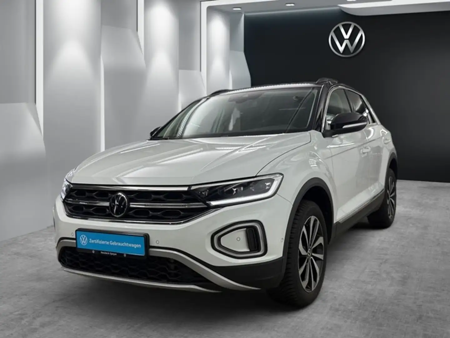 Volkswagen T-Roc 1.5 TSI Style AHK SITZH ACC NAVI LED PARK ASSIST Weiß - 1