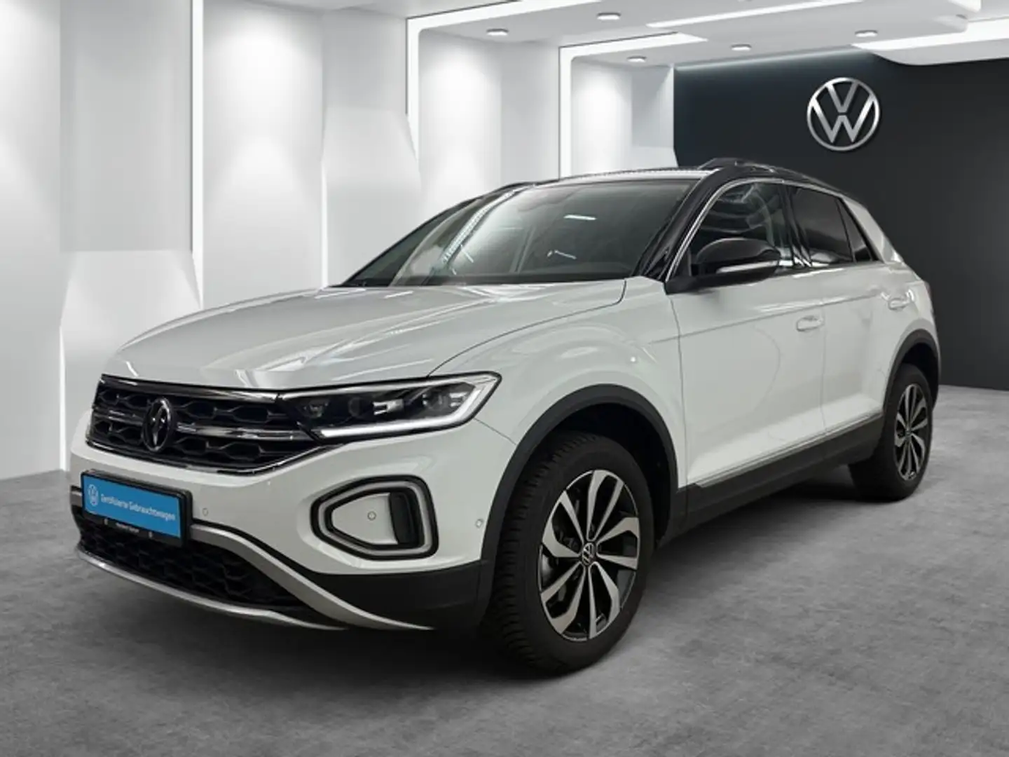 Volkswagen T-Roc 1.5 TSI Style AHK SITZH ACC NAVI LED PARK ASSIST Weiß - 2