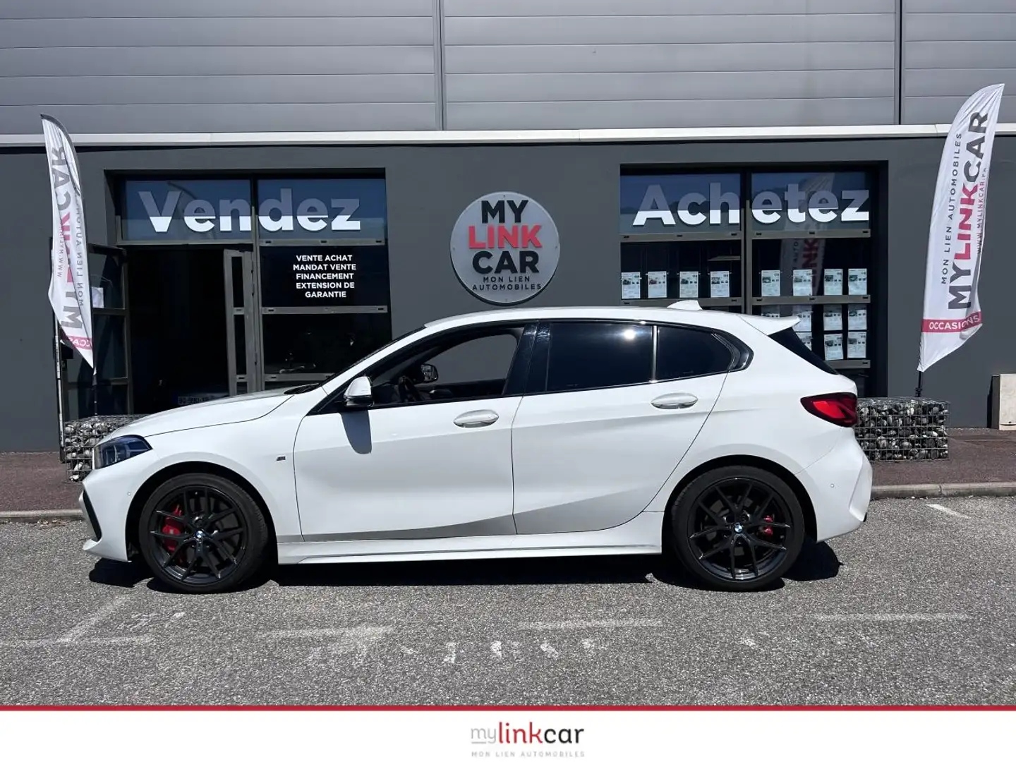 BMW 116 116d Pack M Sport  F40 Blanc - 2