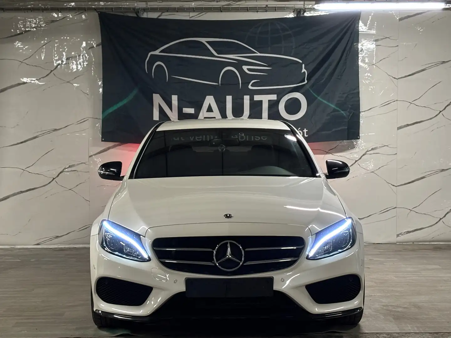 Mercedes-Benz C 180 SHADOW LINE | PACK AMG | PRÊT A IMMAT Blanc - 2