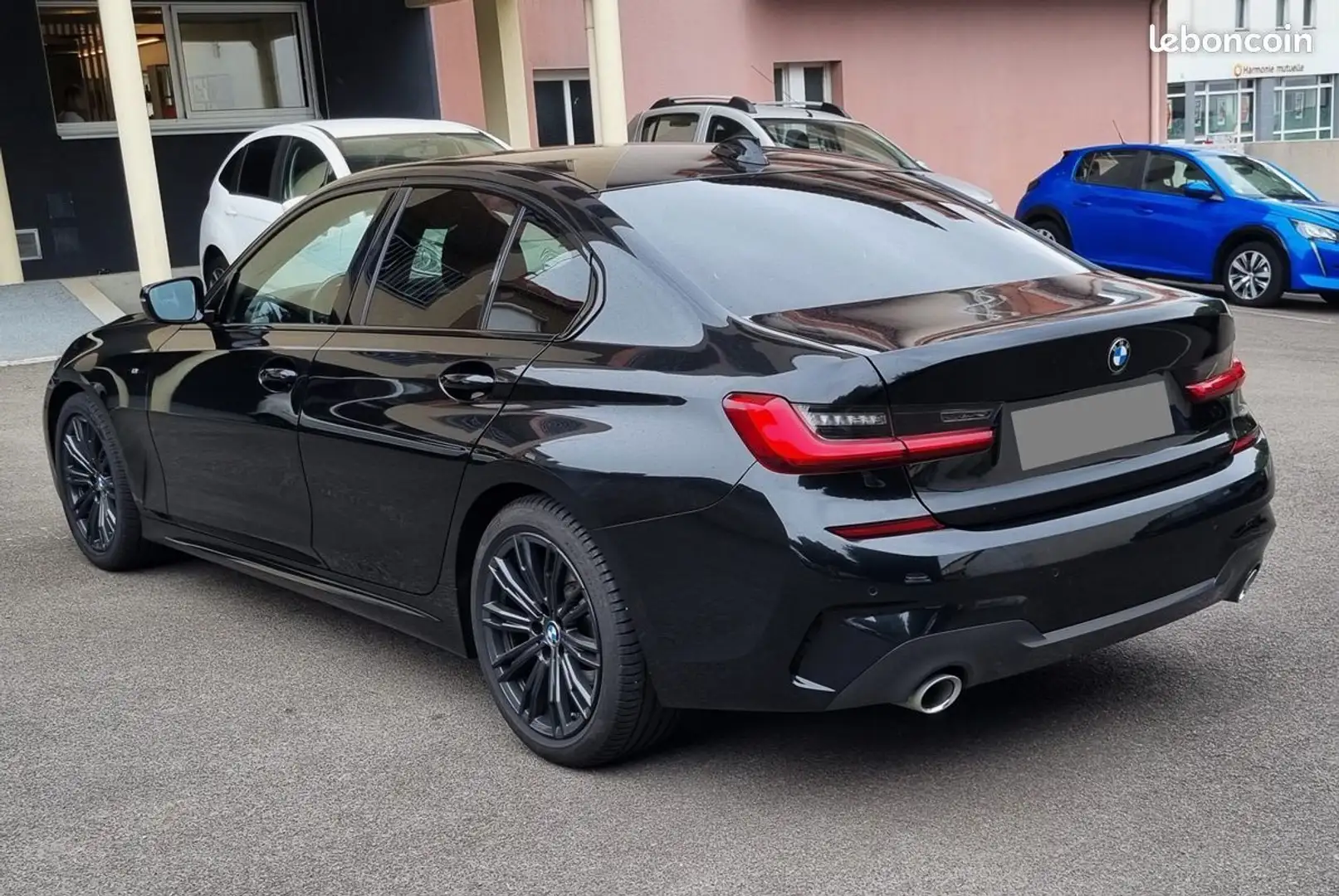 BMW 320 serie 320d pack m sport 190cv Negro - 2