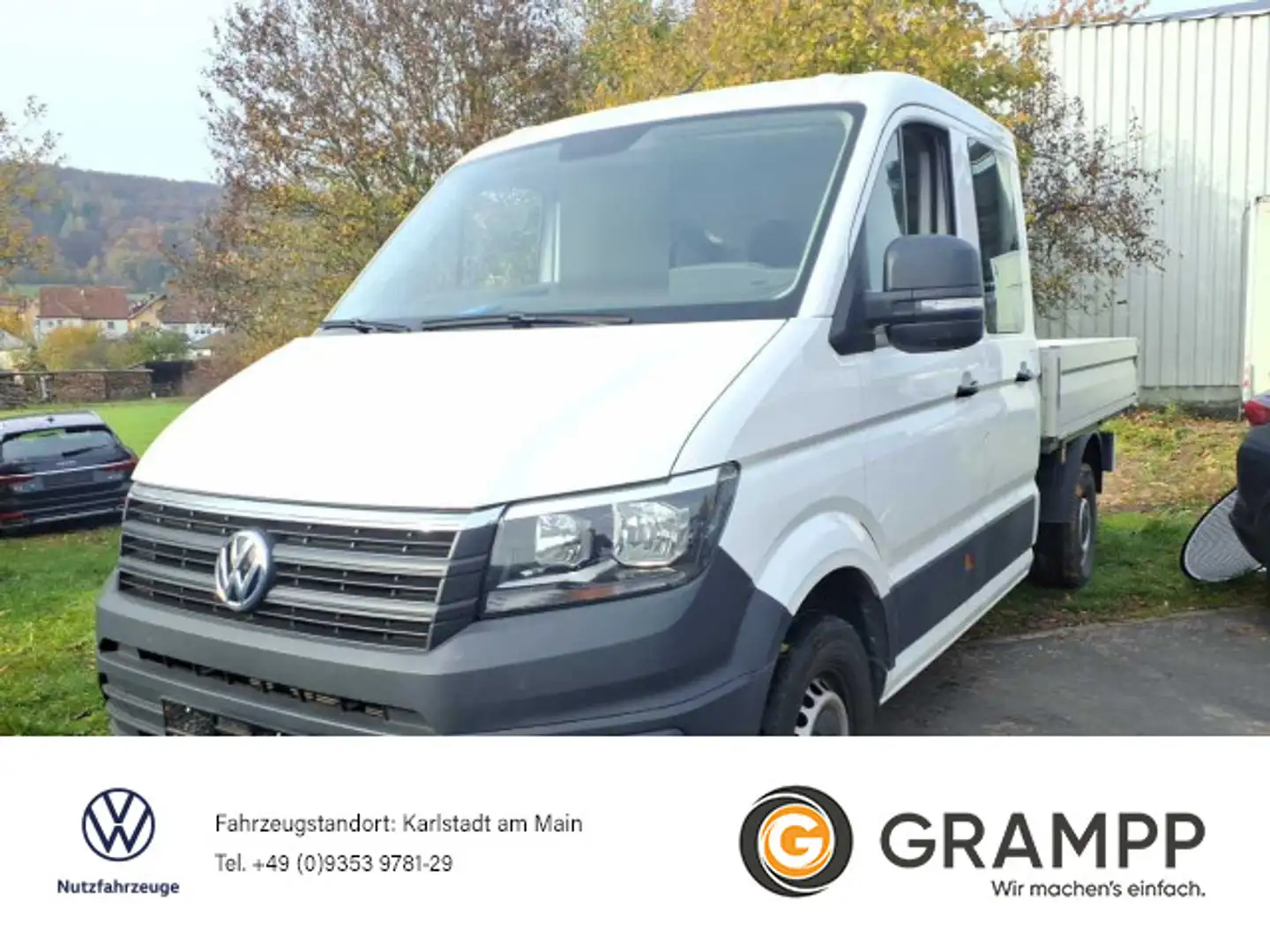 Volkswagen Crafter 35 DoKa Pritsche MiRa 2.0TDI +AHK+uvm. Weiß - 1