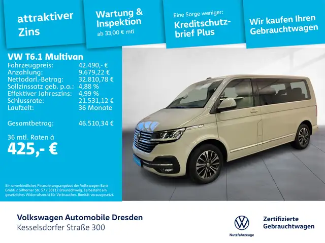 Volkswagen T6.1 Multivan 2.0 TDI Comfortline AHZV Kamera LE