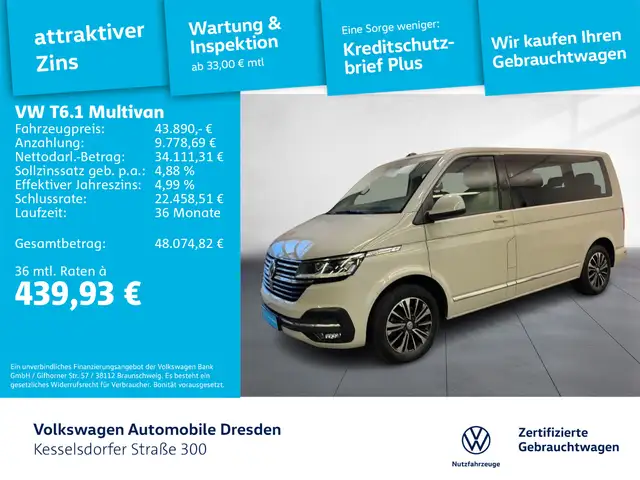 Volkswagen T6.1 Multivan 2.0 TDI Comfortline AHZV Kamera LE