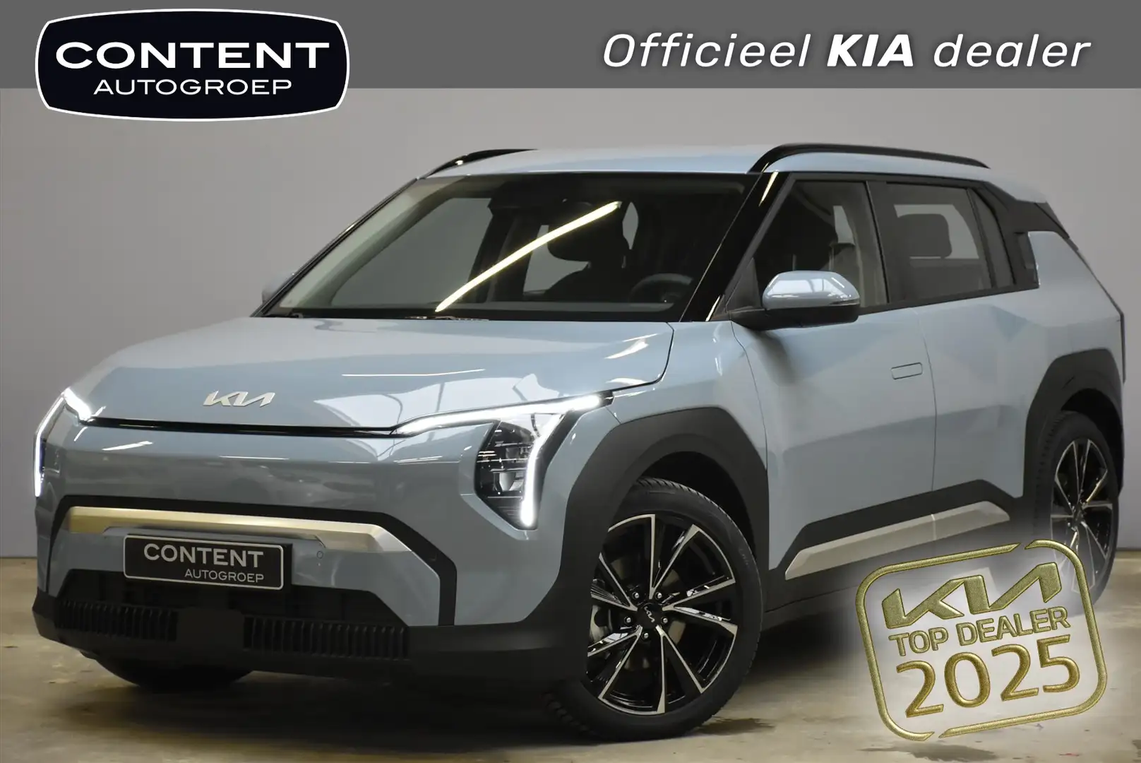 Kia EV3 58,3 kWh 204pk Air STAAT IN BESTELLING Blauw - 1