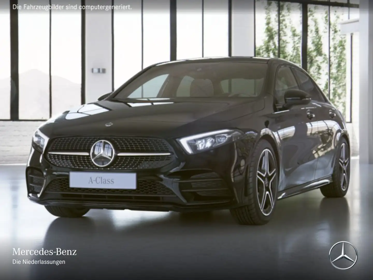 Mercedes-Benz A 250 e Lim EDITION 2020+AMG+NIGHT+PANO+LED+8G Schwarz - 2