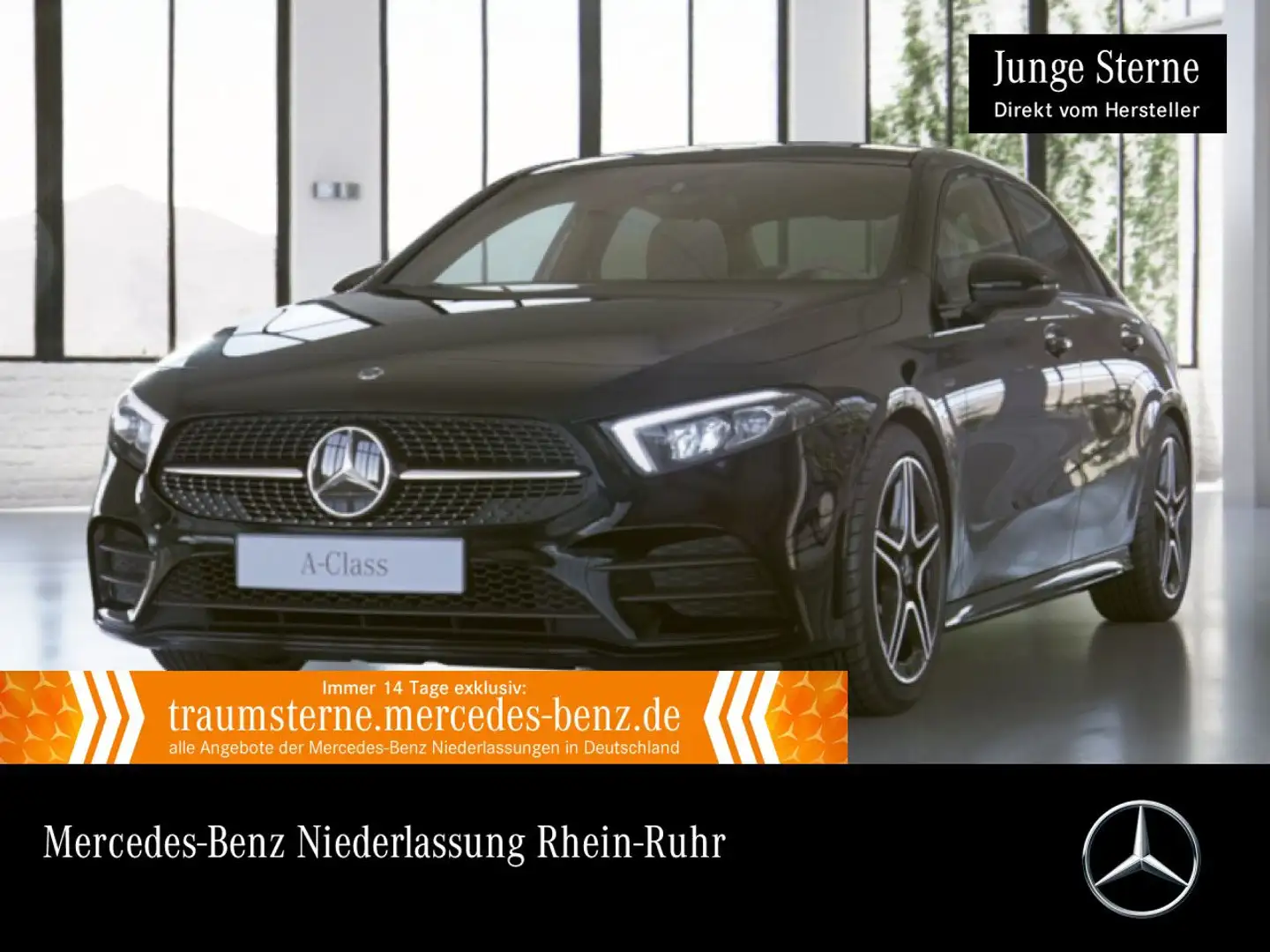Mercedes-Benz A 250 e Lim EDITION 2020+AMG+NIGHT+PANO+LED+8G Zwart - 1