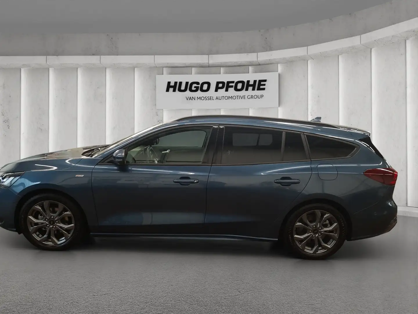 Ford Focus ST-Line X Turnier|HUD|AHK|RFK|ACC|NAVI Bleu - 2