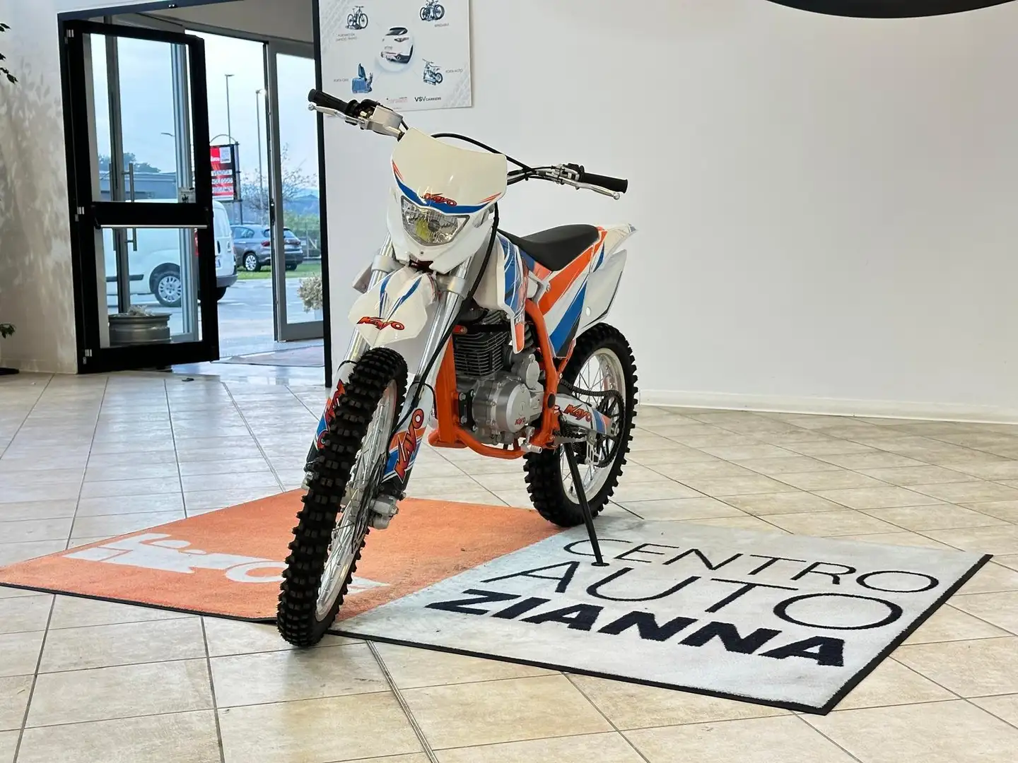 Kayo PIT-BIKE CROSS 250 cc ARIA K2 RUOTE 21-18" Bianco - 1