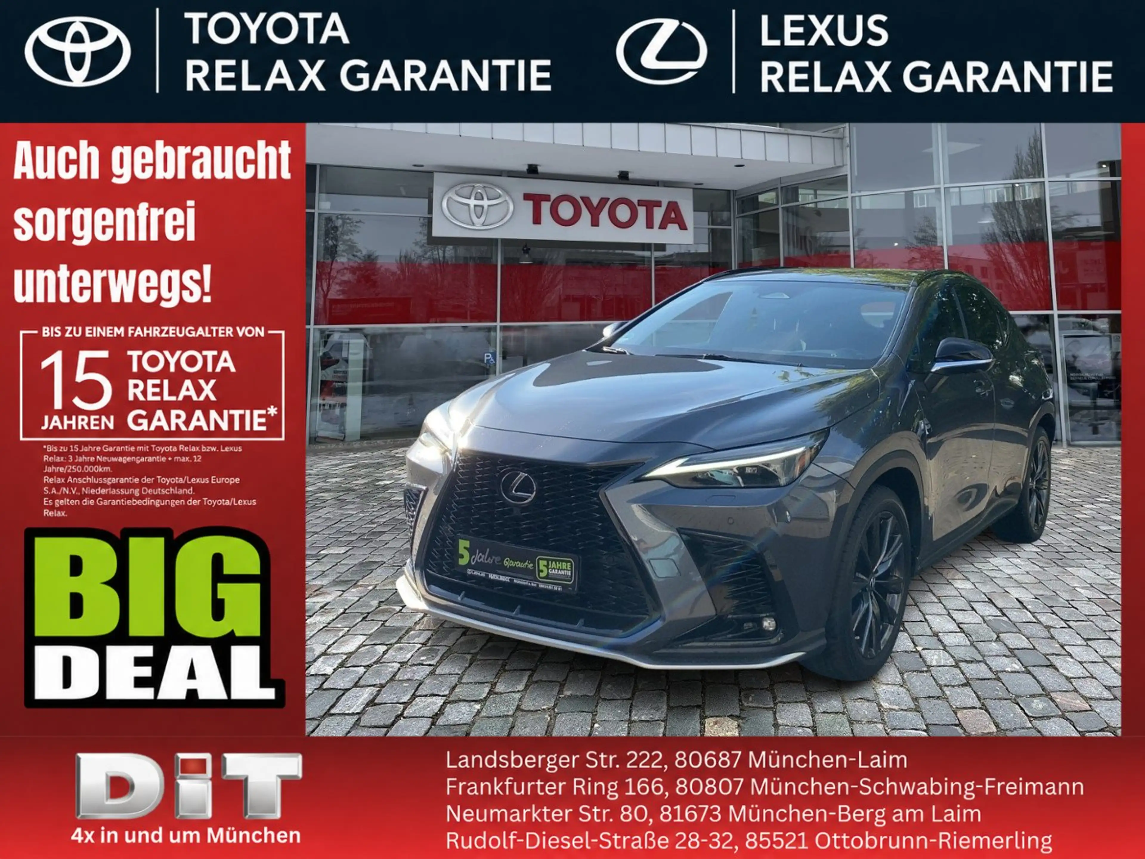 Lexus NX 450h+ NX 450 h+ 450h+ zuverlässiger, sparsamer SUV