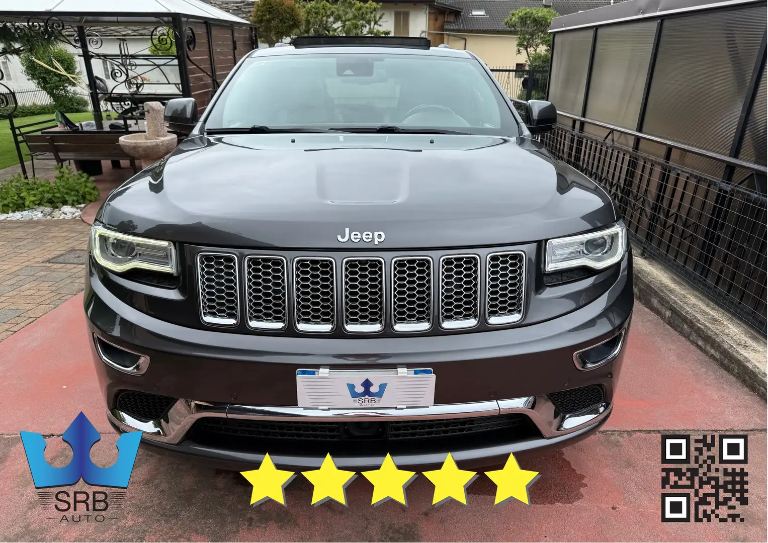 Jeep Grand Cherokee 3.0 V6 SUMMIT * TETTO * FULL PELLE * Grigio - 2