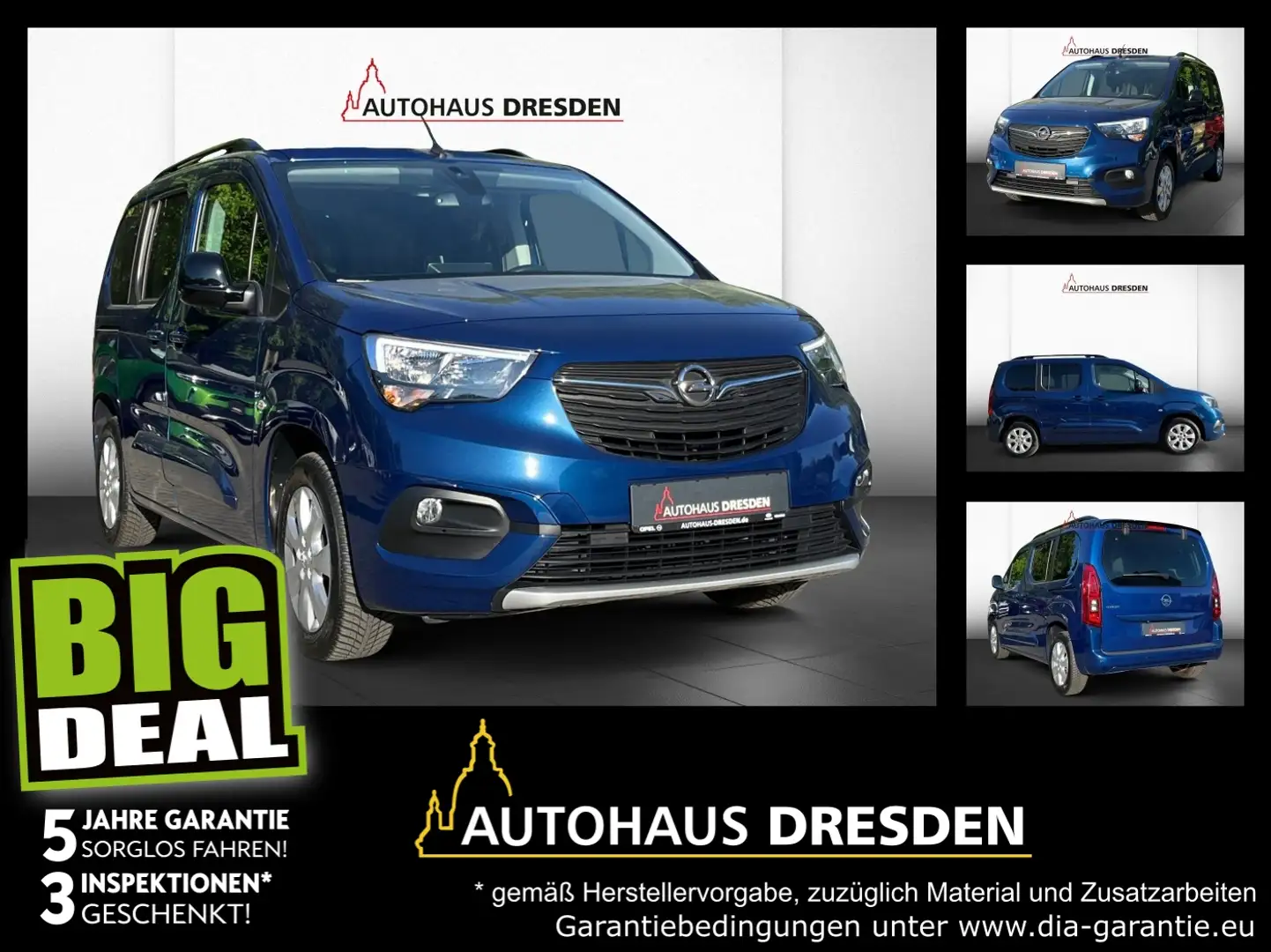 Opel Combo Life E 1.2 Turbo Ultimate NAVI,KLIMA Blau - 1