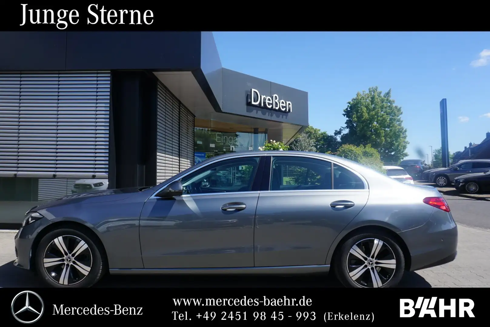 Mercedes-Benz C 180 C 180 Avantgarde/MBUX-Navi/LED/RFK/SHZ/LMR-17" Gris - 2