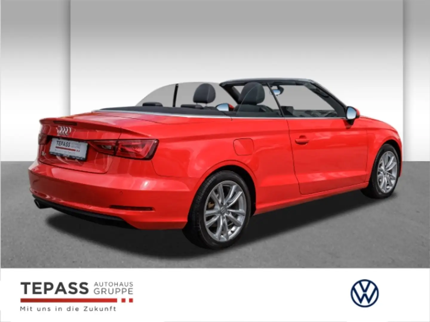 Audi A3 Cabriolet 1.4 TFSI Ambition LED NAVI SHZ PDC Rojo - 2