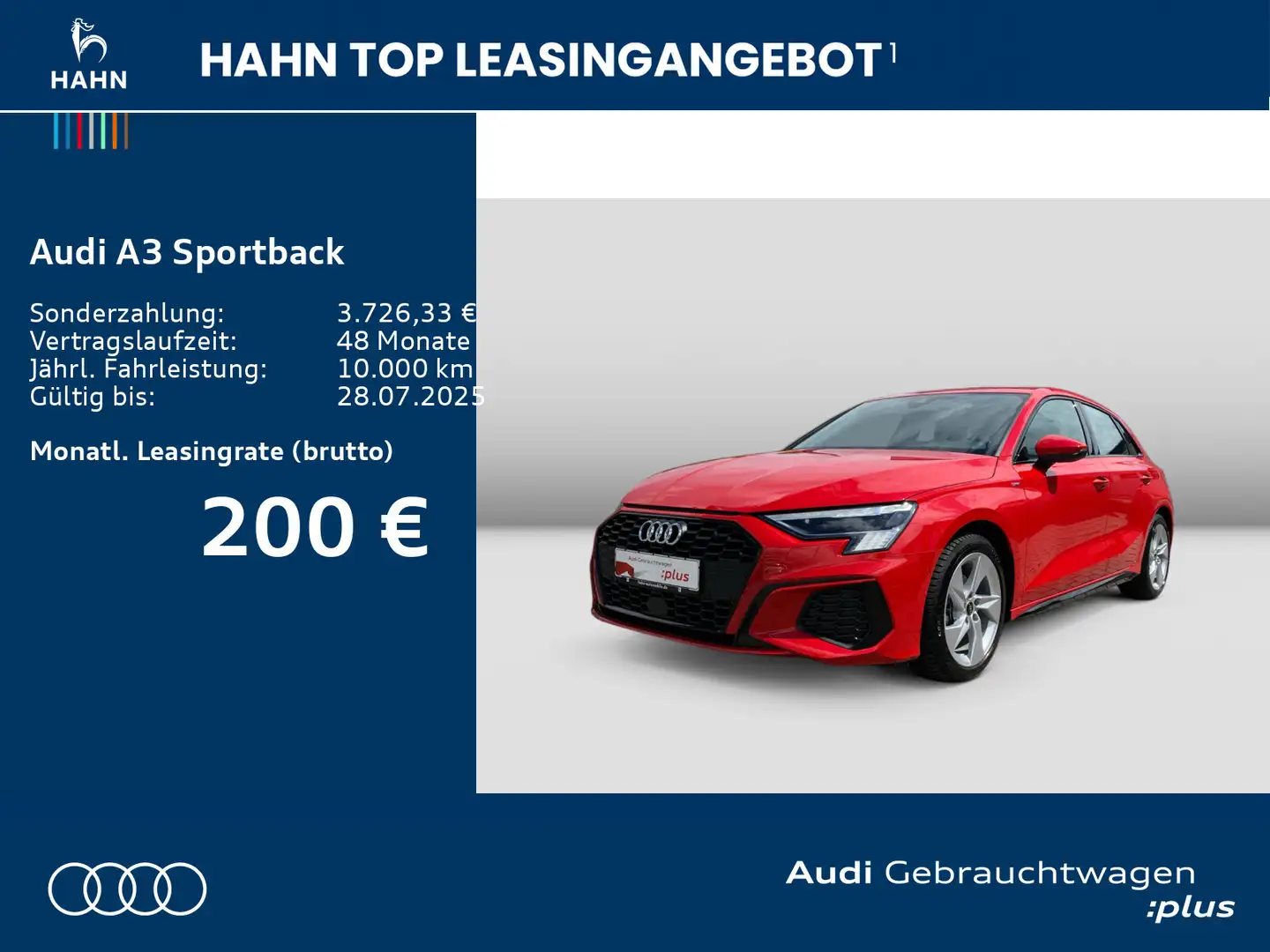 Audi A3 35 TFSI S tronic S line Navi Matrix Rot - 2