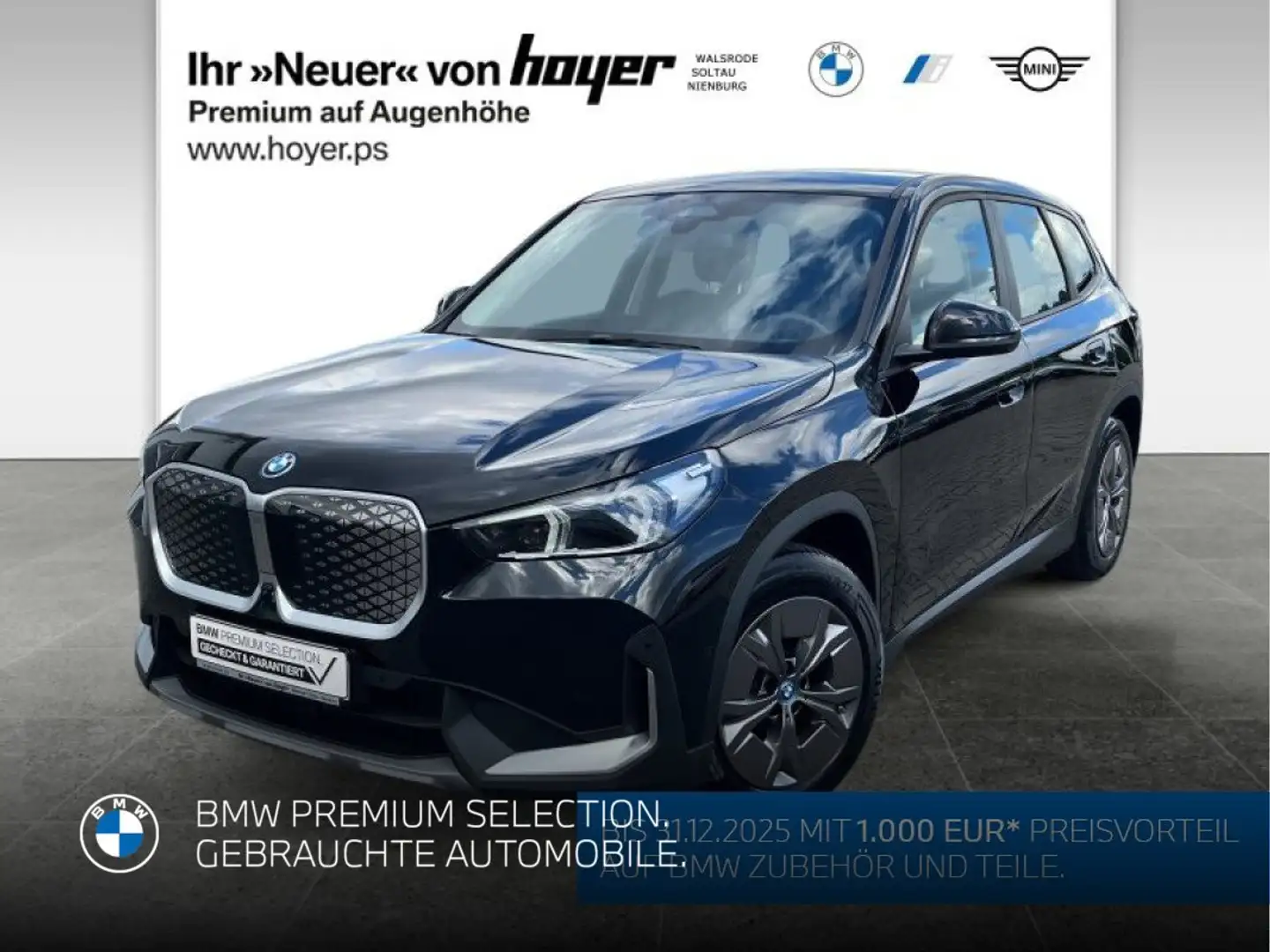 BMW iX1 xDrive30 Head-Up DAB LED RFK AHK Klimaaut. Schwarz - 1