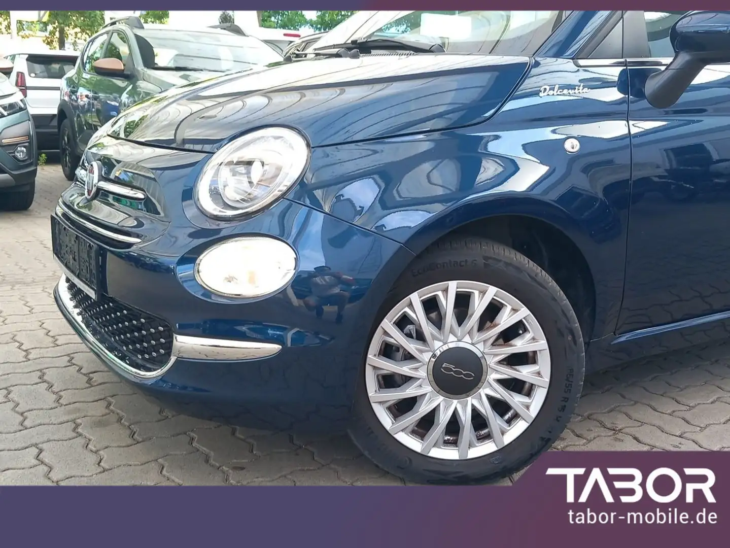 Fiat 500 1.0 70 Mild Hybrid Dolcevita SkyP Temp Klima Bleu - 2