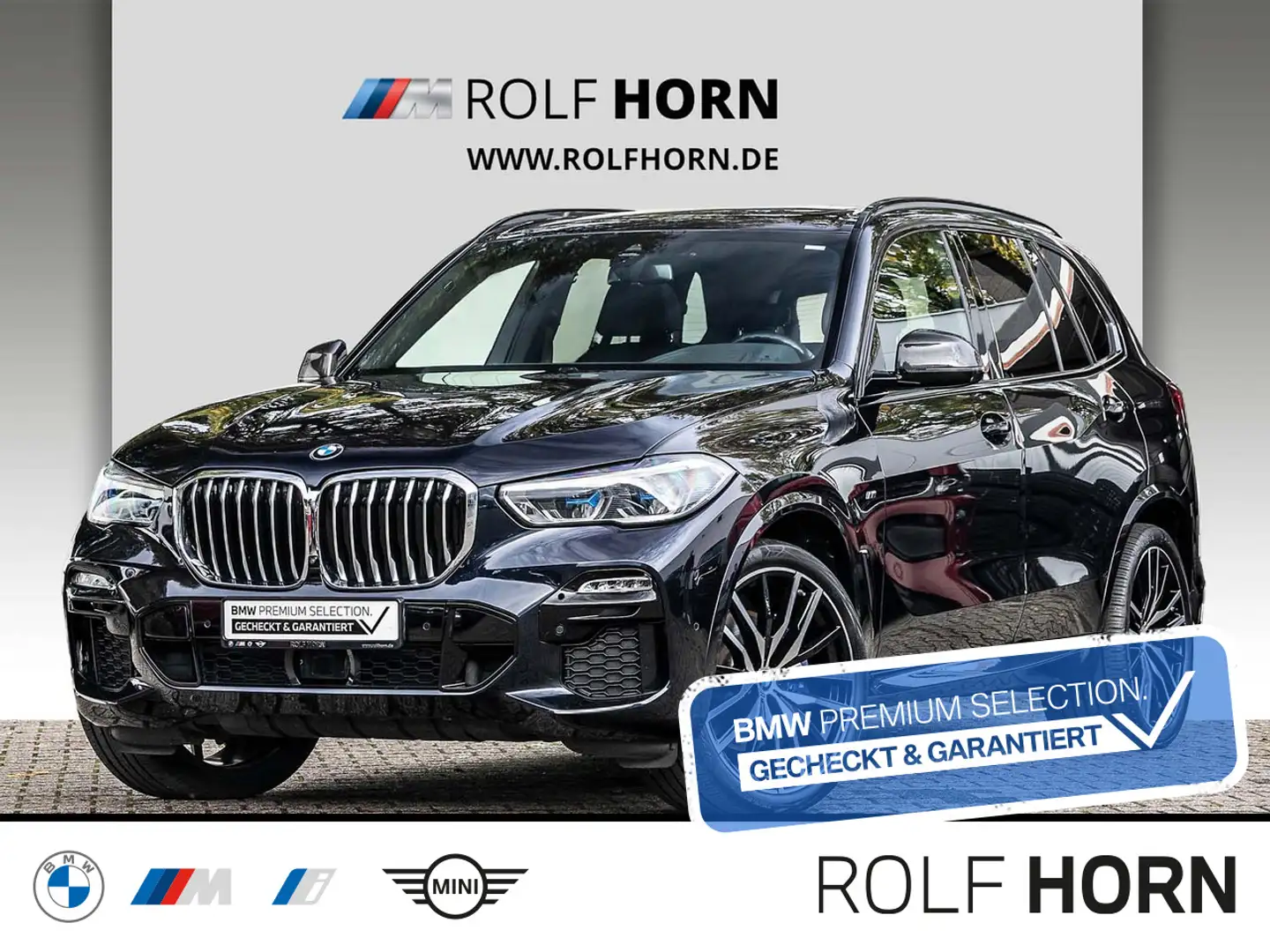 BMW X5 xDrive30d M Sportpaket AHK Pano HUD 22" RfKam Schwarz - 1
