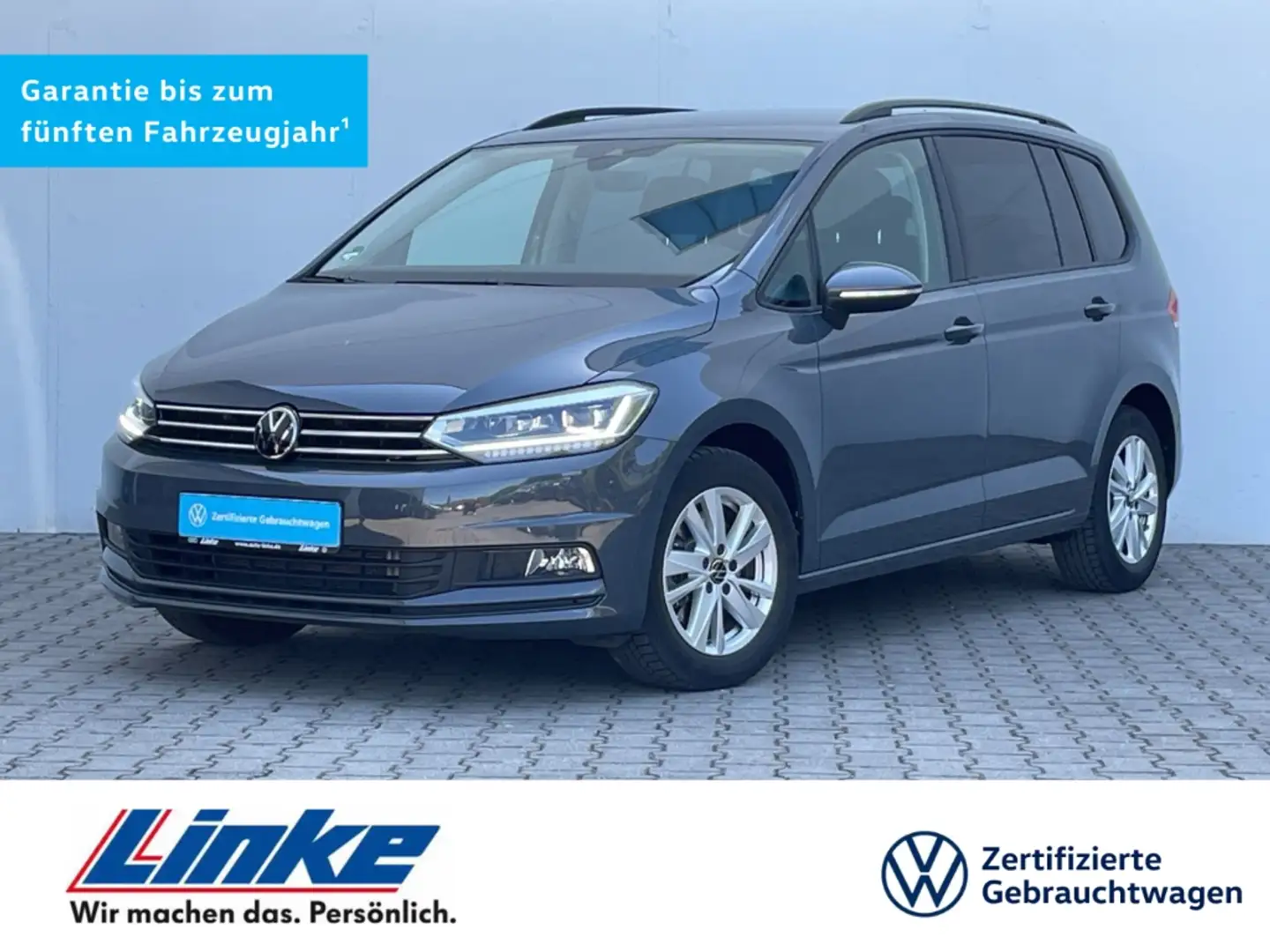 Volkswagen Touran 2.0 TDI DSG Comfortline CAM/LED/ACC/7Sitz Grau - 1