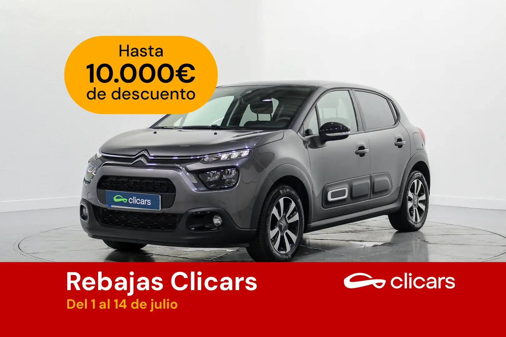 Citroen C3 Origin 1.2 PureTech S&S Max EAT6 110 Gris - 1