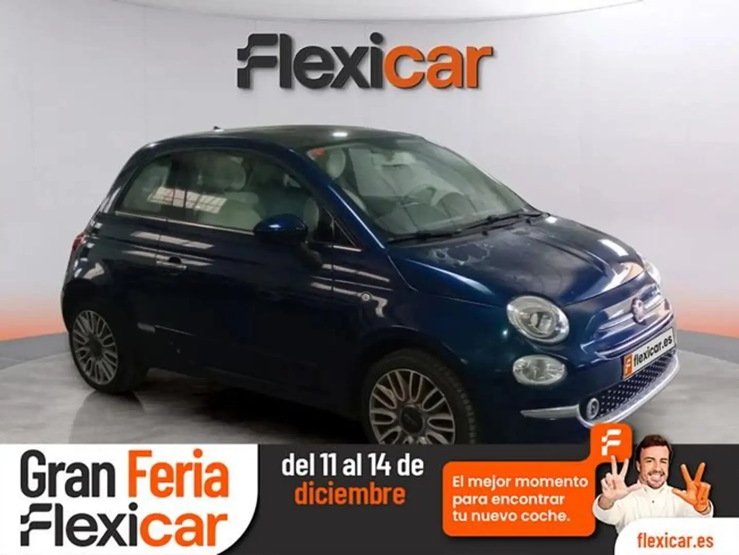 Fiat 500 1.2 Lounge Azul - 1