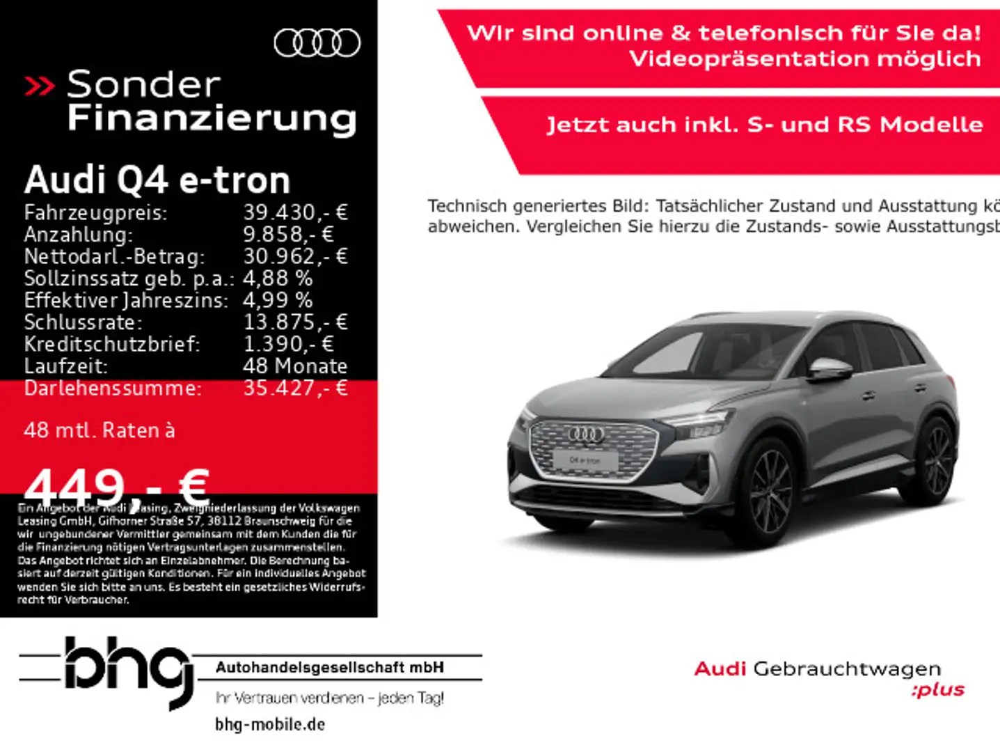 Audi Q4 e-tron 40 Grau - 1