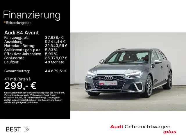 Audi S4 B&O, Leder, Tour, Matrix, Kamera