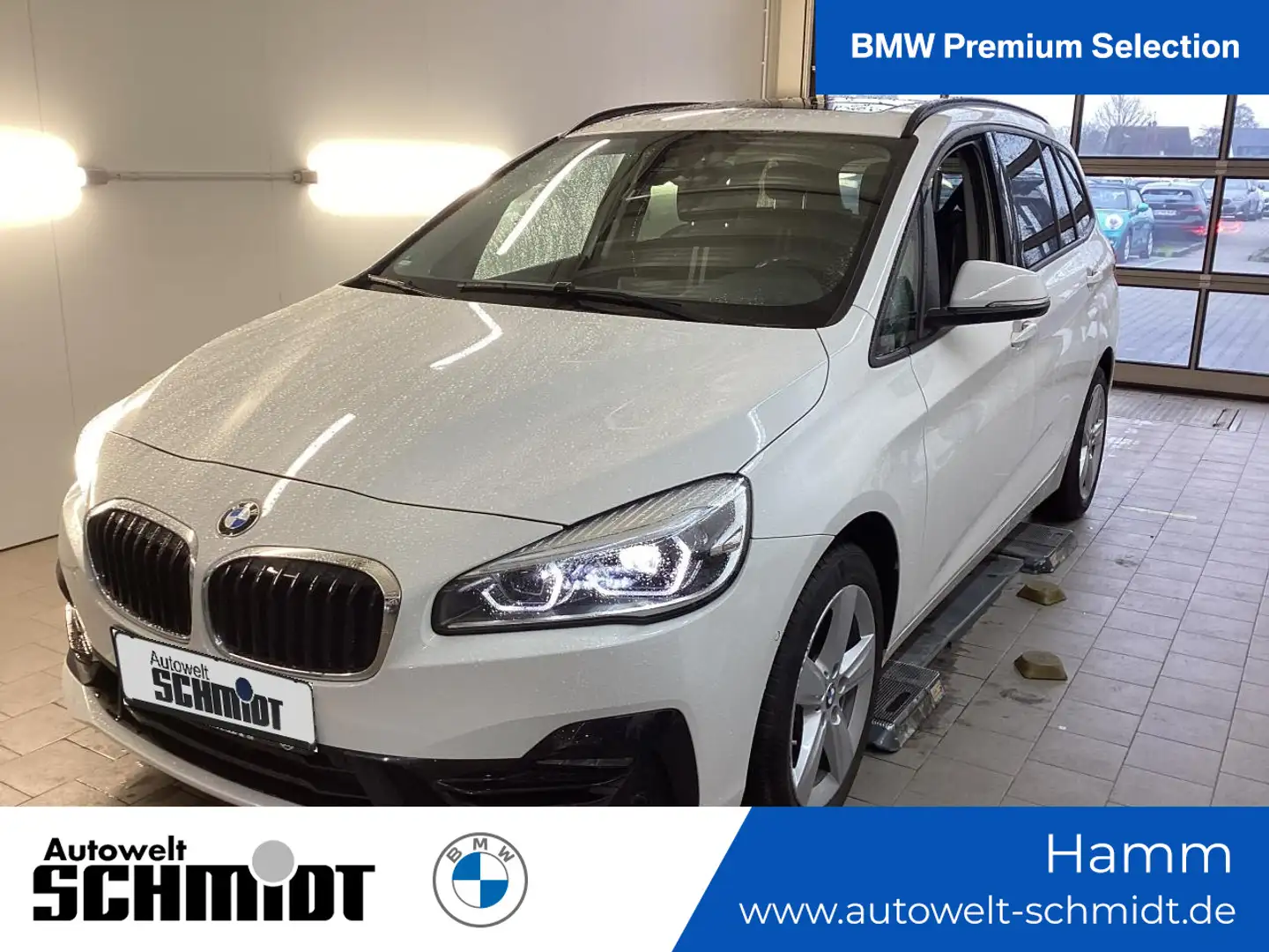 BMW 220 i Gran Tourer Sport Line + 2J-BPS.-GARANTIE Weiß - 1