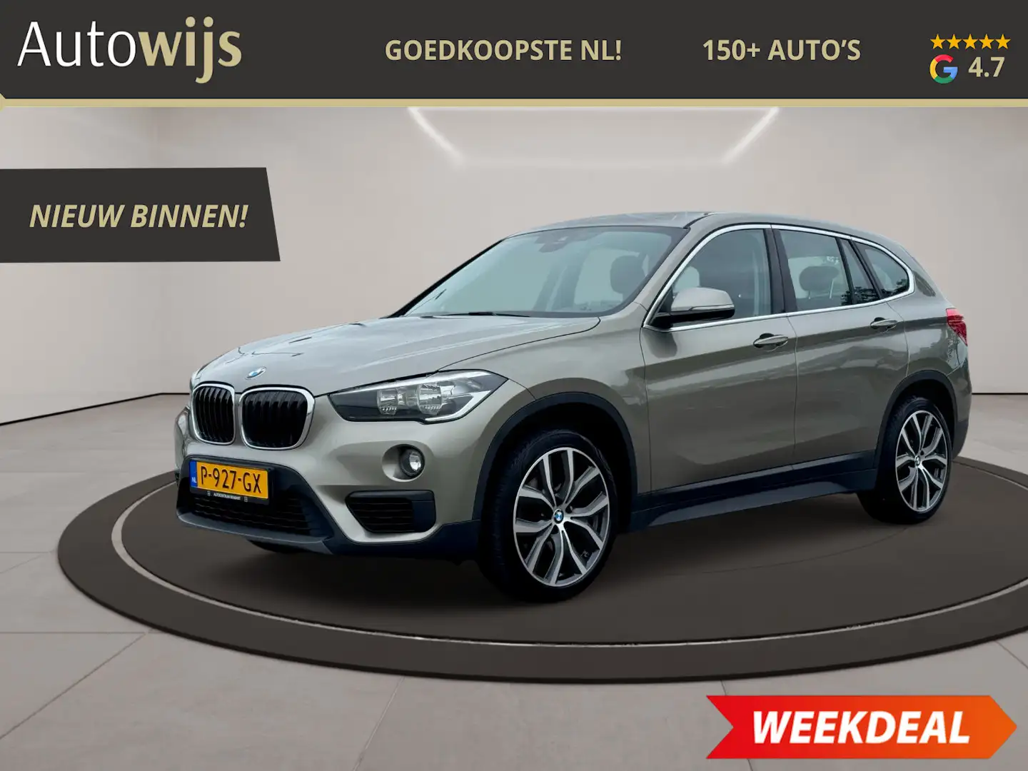 BMW X1 XDrive20i Essential|AUT|192PK|Navi|LM-Velg|Goed on Grijs - 1