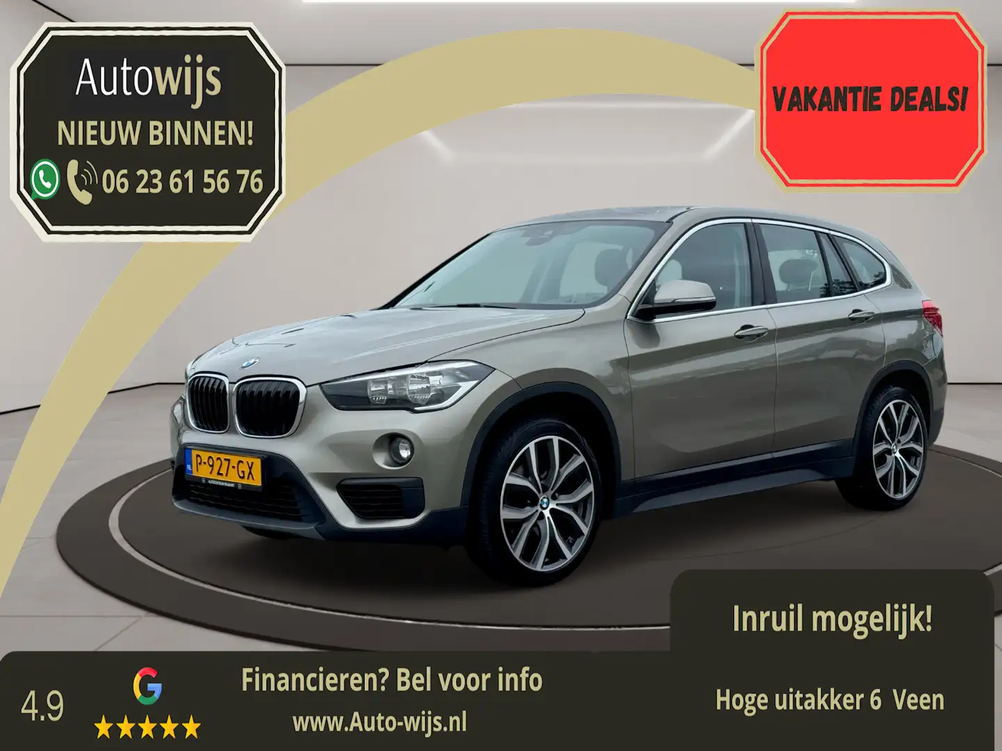 BMW X1 XDrive20i Essential|AUT|192PK|Navi|LM-Velg|Goed on Grijs - 1