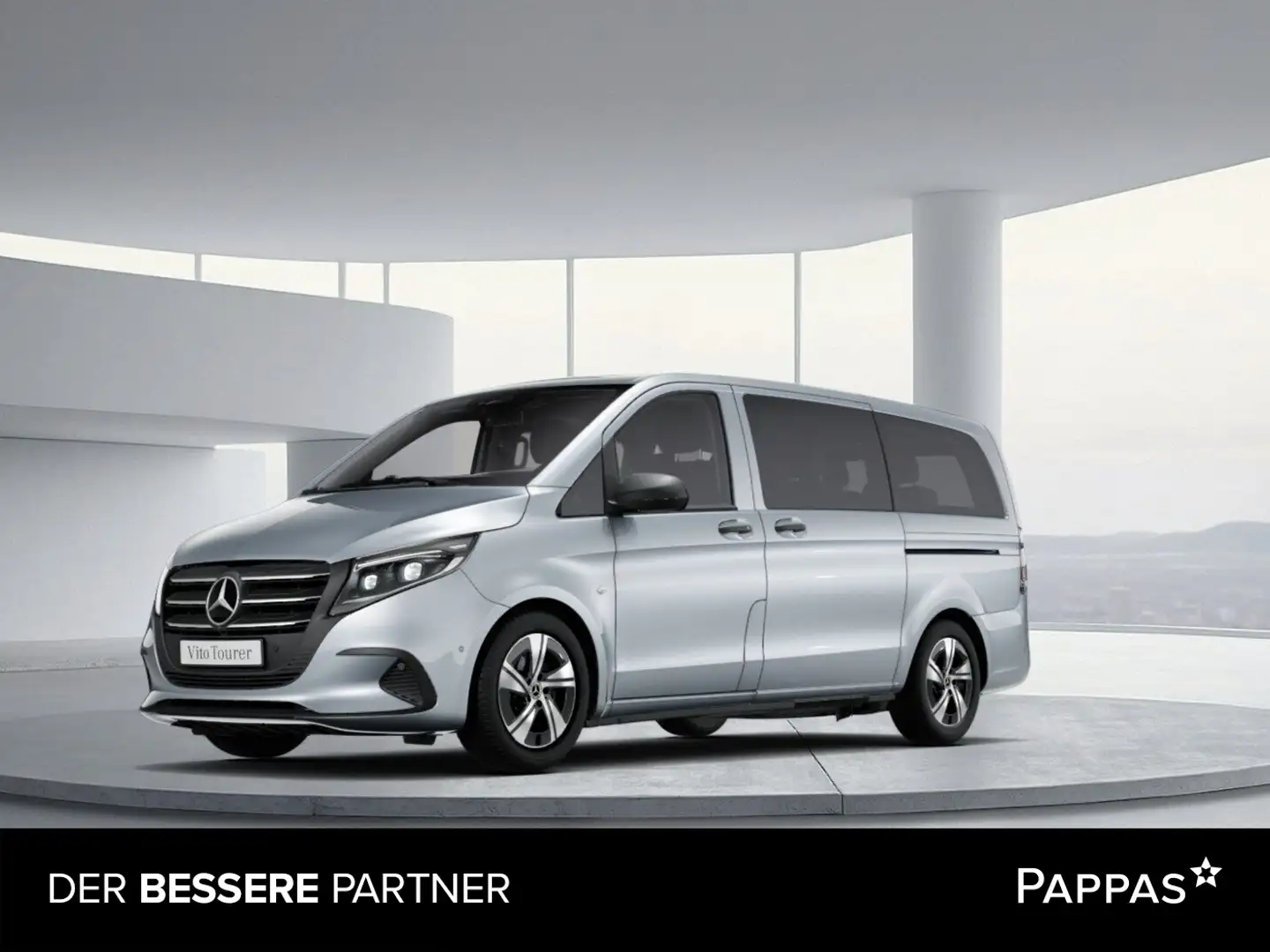 Mercedes-Benz Vito 116 CDI Kombi 4x4 PRO Lang 8 Sitze AHK 2,5t Silber - 1