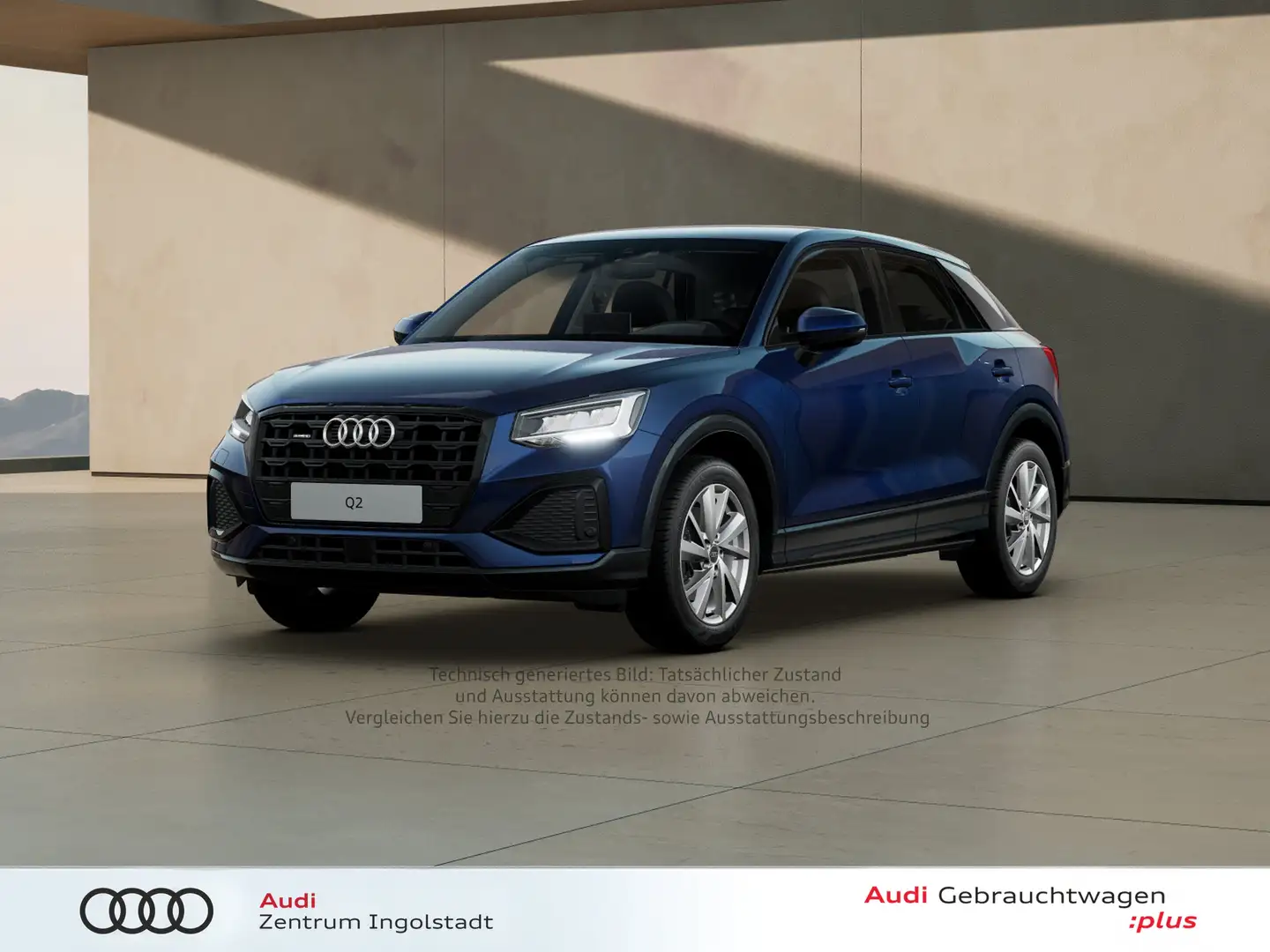 Audi Q2 40 TFSI qu ACC NAVI Kamera Opt.-schw. Advanced Blau - 2