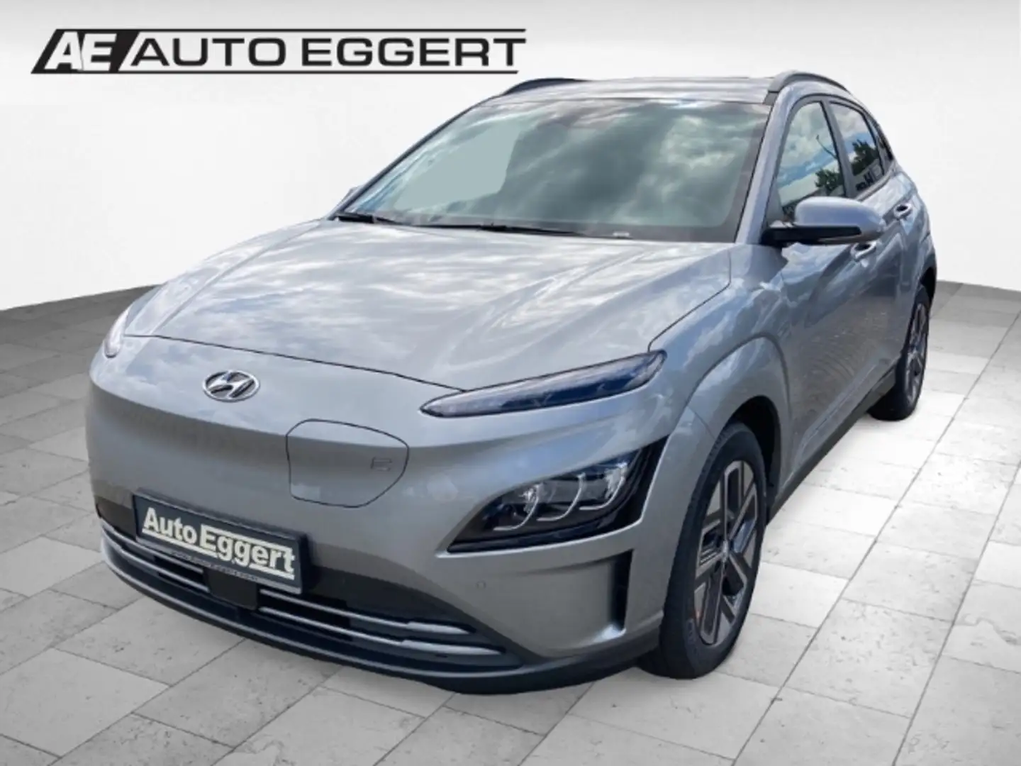 Hyundai KONA ADVANTAGE-Paket 2WD Elektro MY23 (100kW) Silber - 1