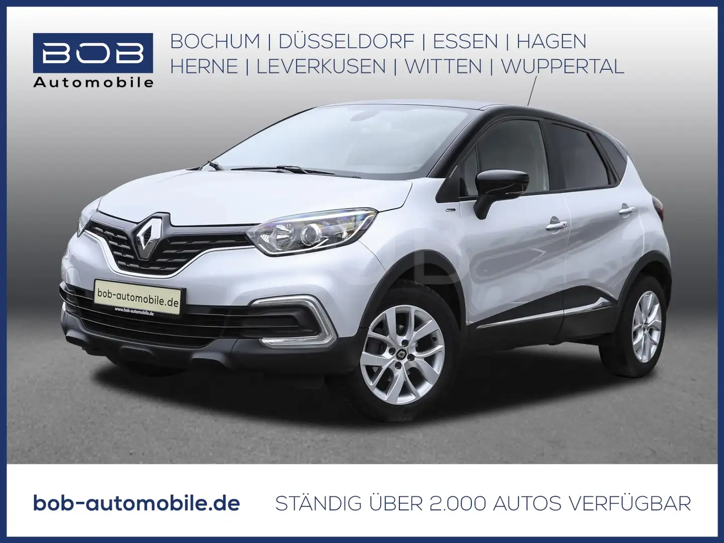 Renault Captur LIMITED TCe 90 NAVI SHZ PDC BT Argintiu - 1