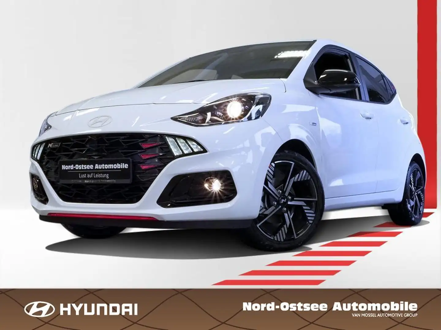 Hyundai i10 N Line CarPlay Navi Kamera SHZ LHZ Tempomat Wit - 1