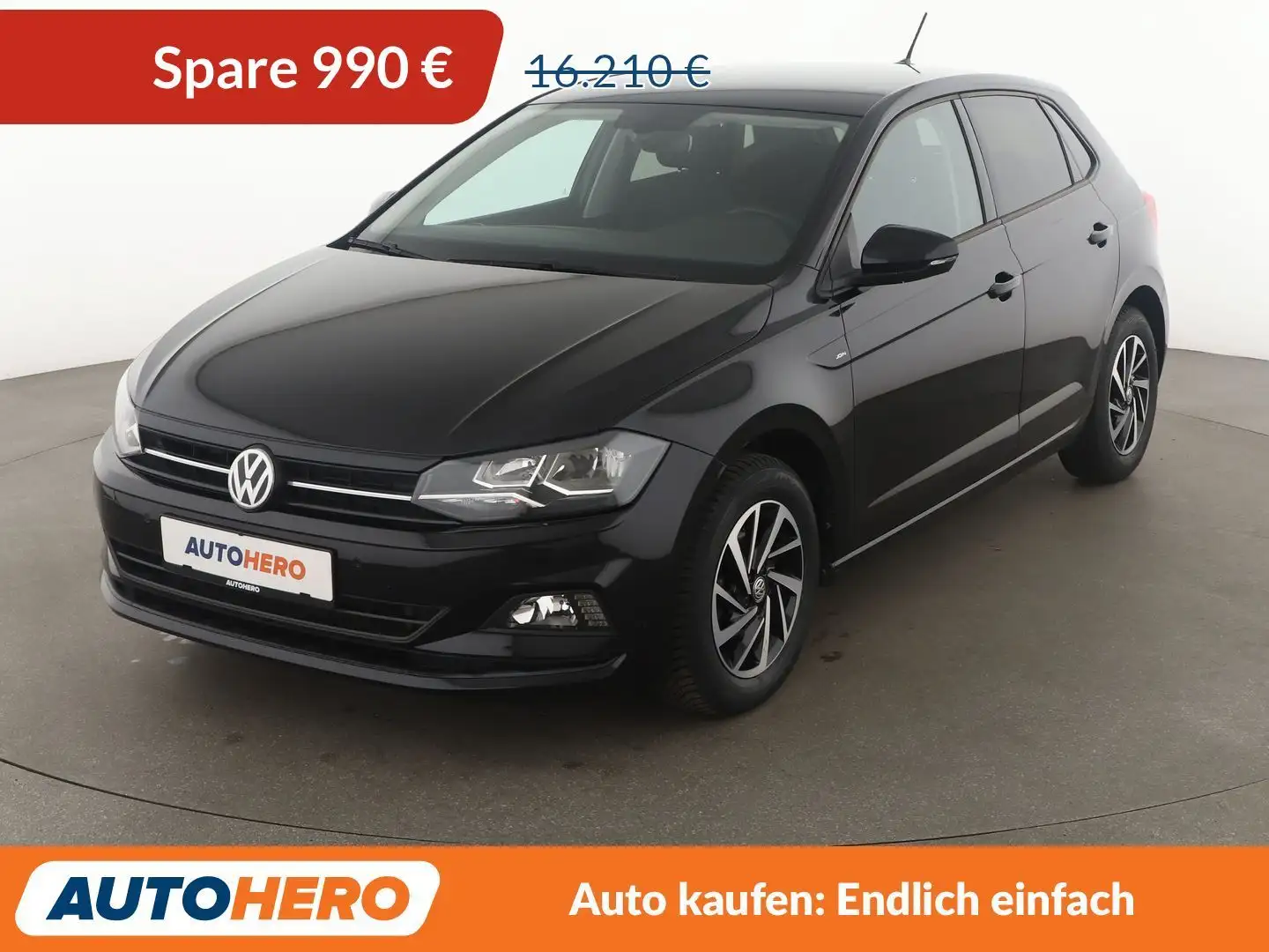 Volkswagen Polo 1.0 TSI Join*NAVI*PDC*SHZ*KLIMA* Fekete - 1