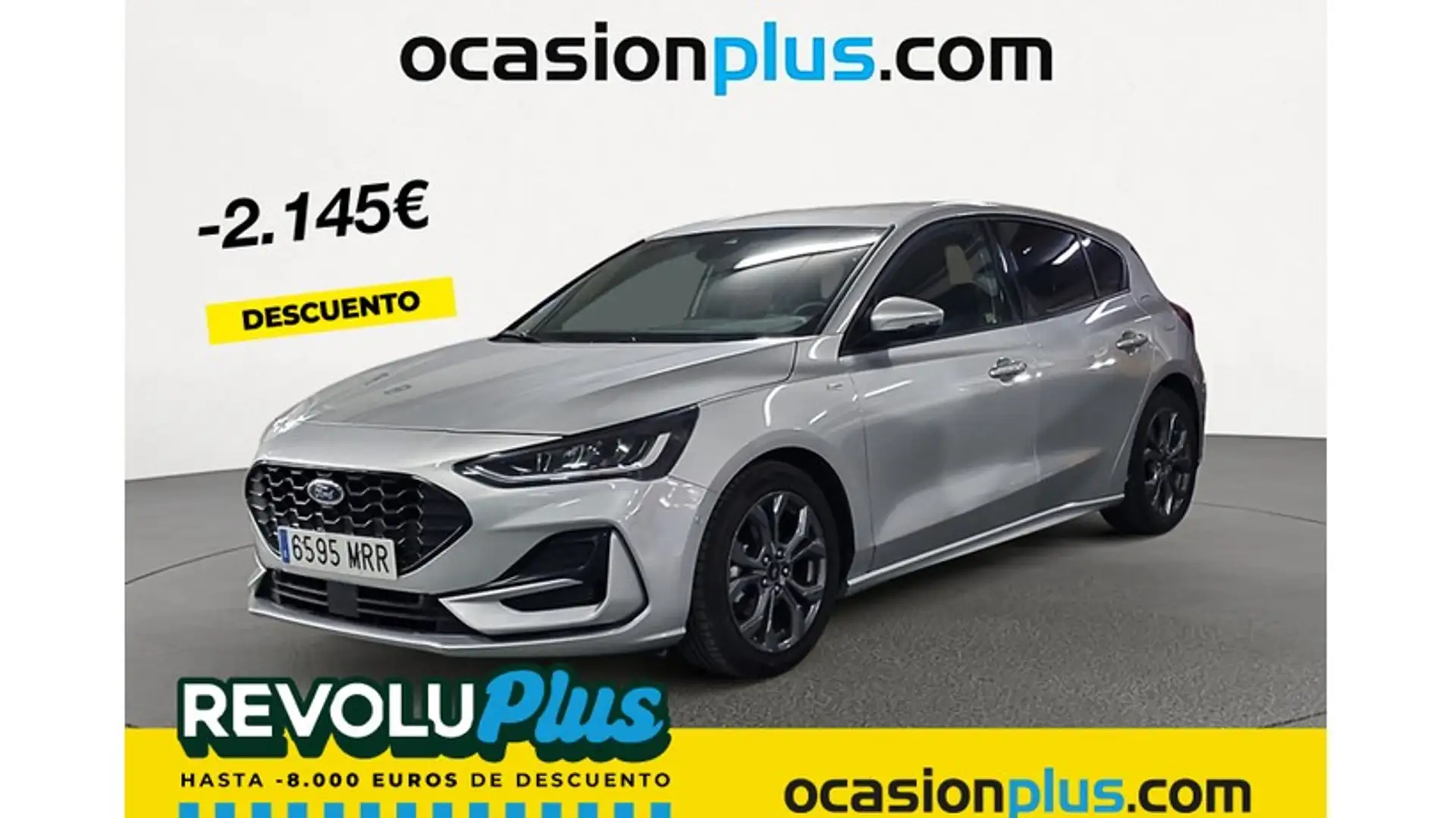 Ford Focus 1.0 Ecoboost MHEV ST-Line 155 Aut. Plateado - 1
