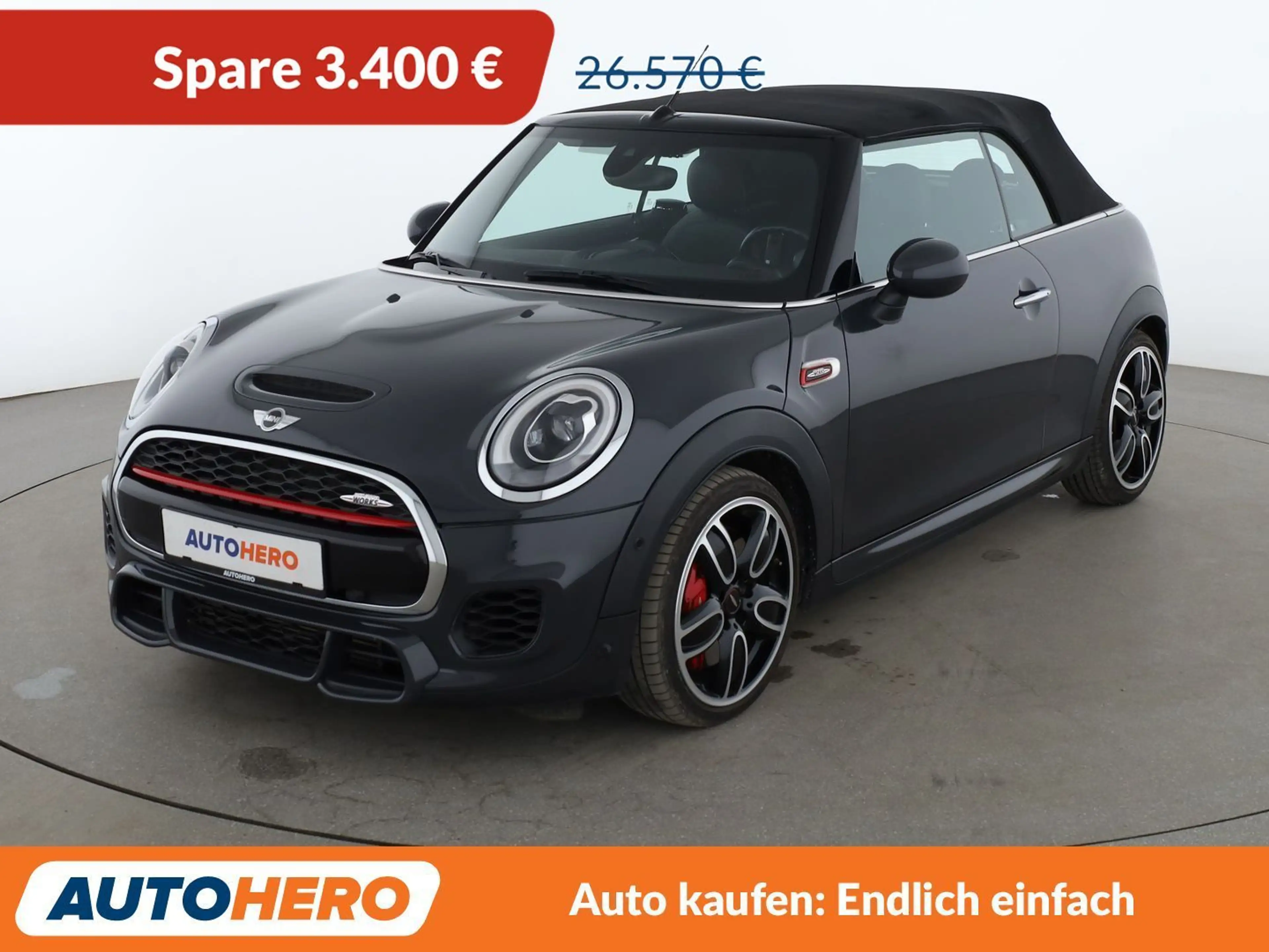MINI John Cooper Works Cabrio John Cooper Works Aut.*NAVI*LED*TEMPO*CAM*PDC*SHZ*