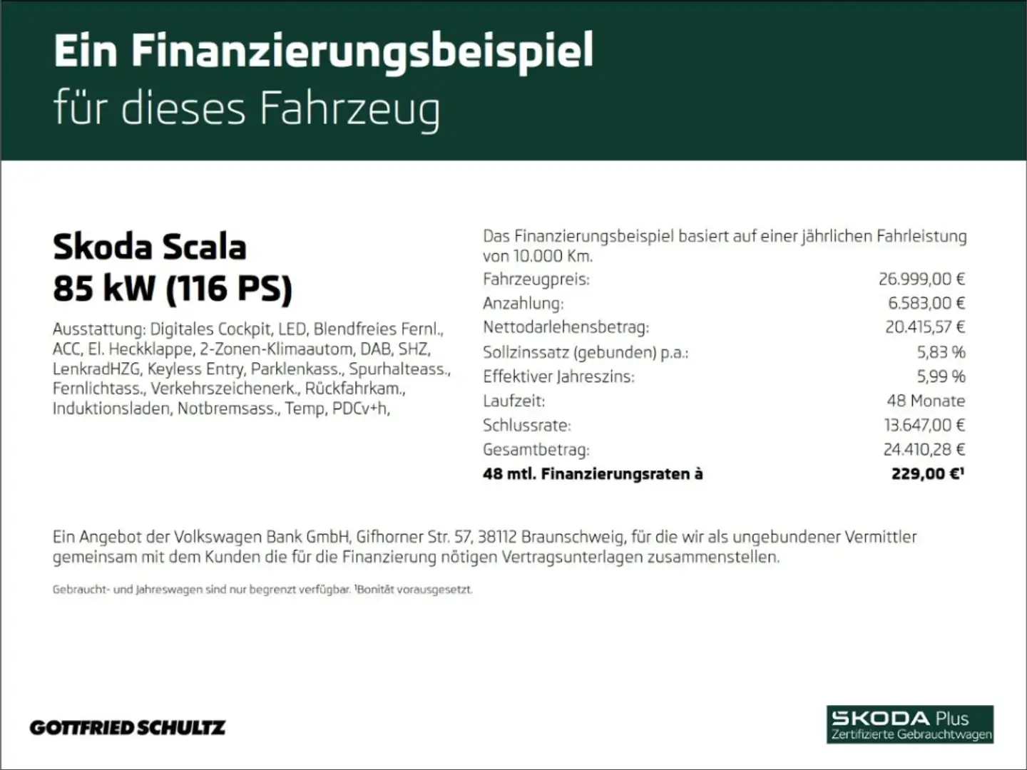 Skoda Scala Drive DSG Fahrassistenz-Paket Komfort-Paket Plus A Grau - 2