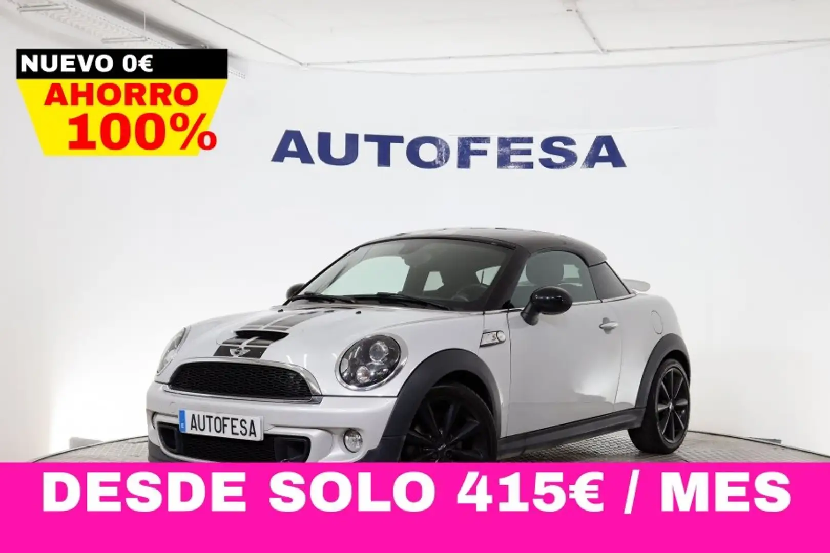 MINI Cooper Coupe S 2.0 D 143cv Auto 3P # NAVY, BIXENON Gri - 1