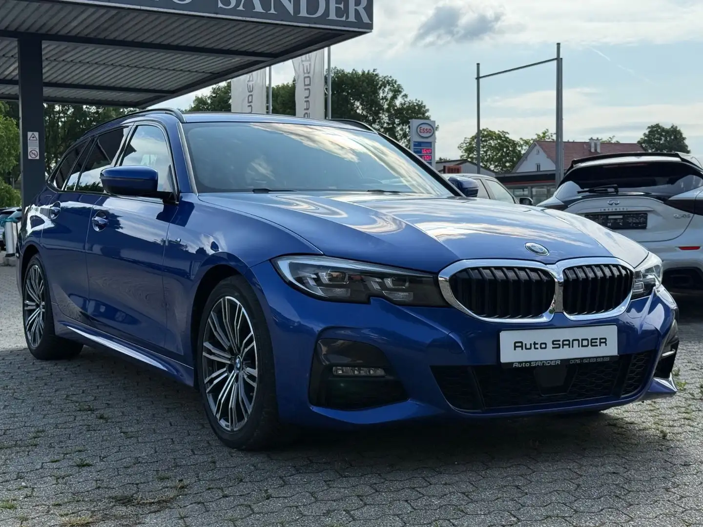 BMW 320 d M Sport AUTOMATIK LEDER NAVI DAB Bleu - 2