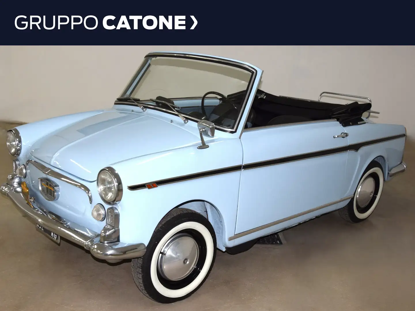 Autobianchi Bianchina Cabriolet Prima Serie Blue - 1