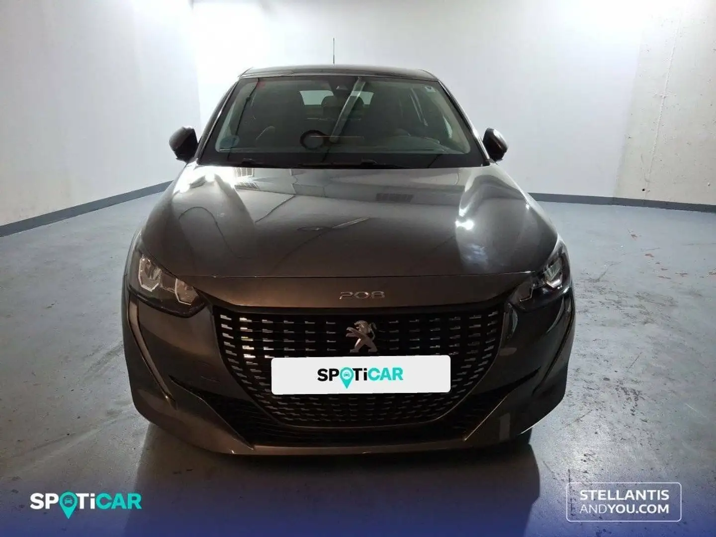 Peugeot 208 1.2 Puretech S&S Allure Pack 100 Gris - 2