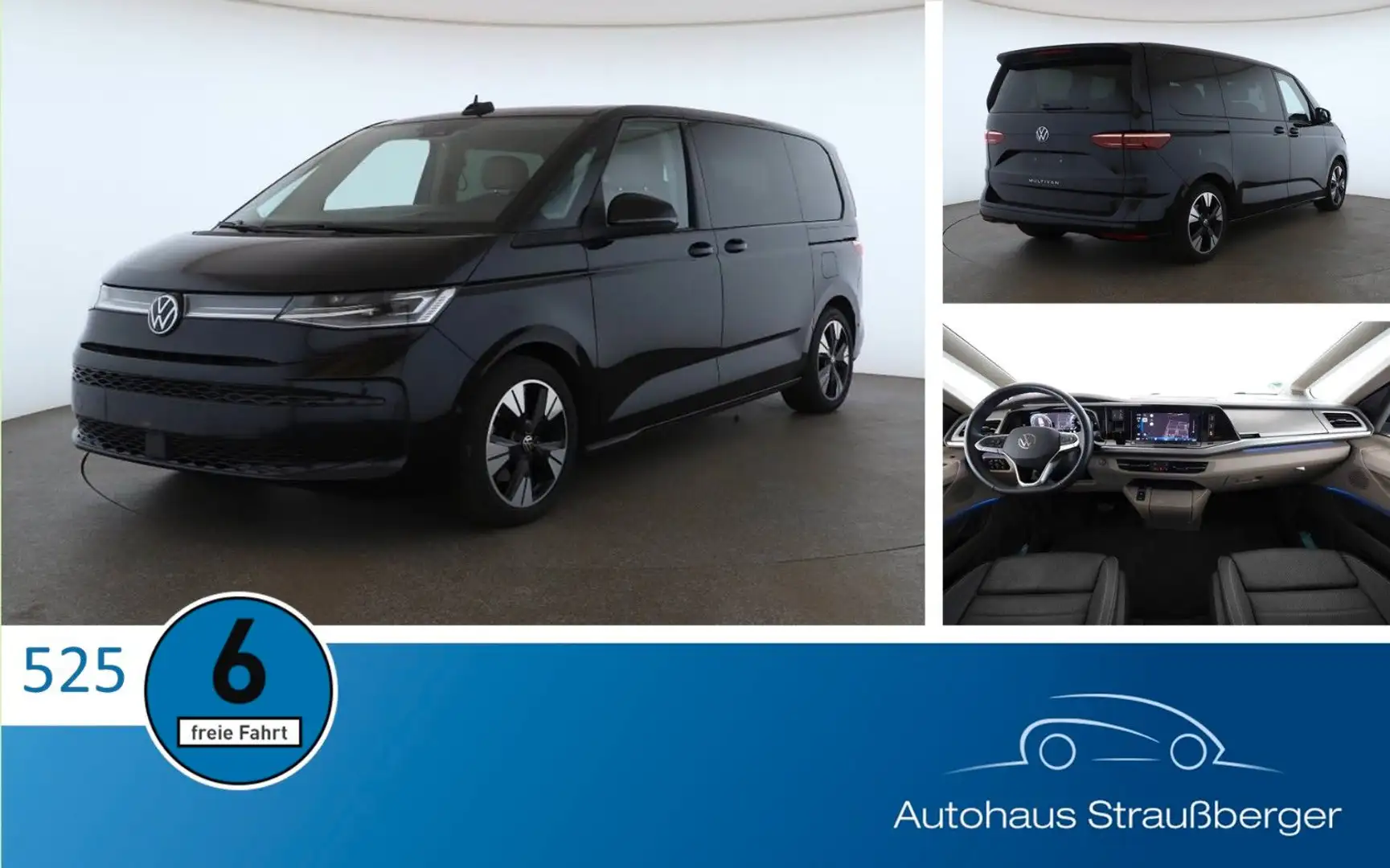 Volkswagen T7 Multivan Life AHK PANO Massage STHZ IQ.Light Schwarz - 1