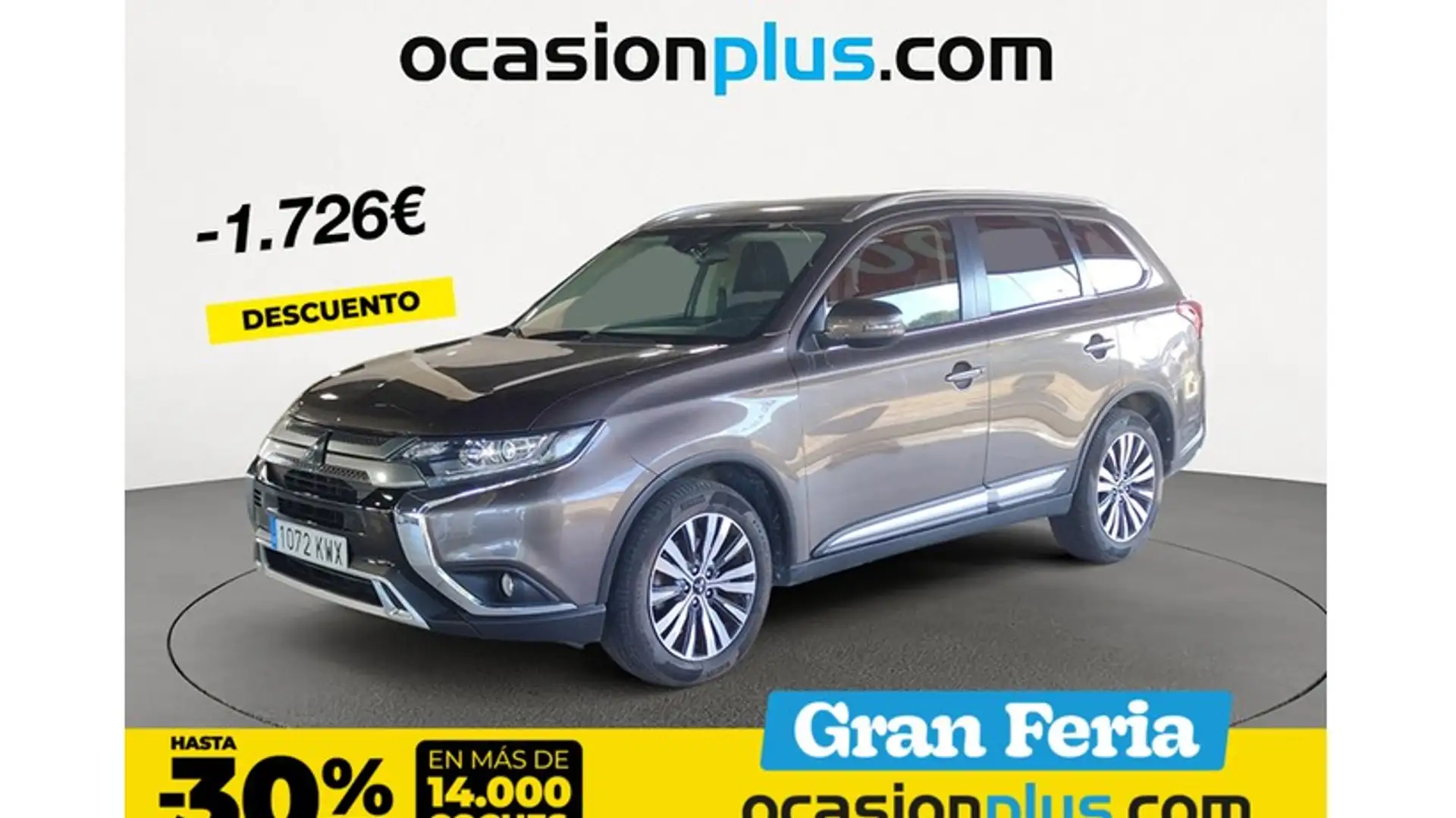 Mitsubishi Outlander 200 MPI Motion 2WD 5pl. CVT Gris - 1