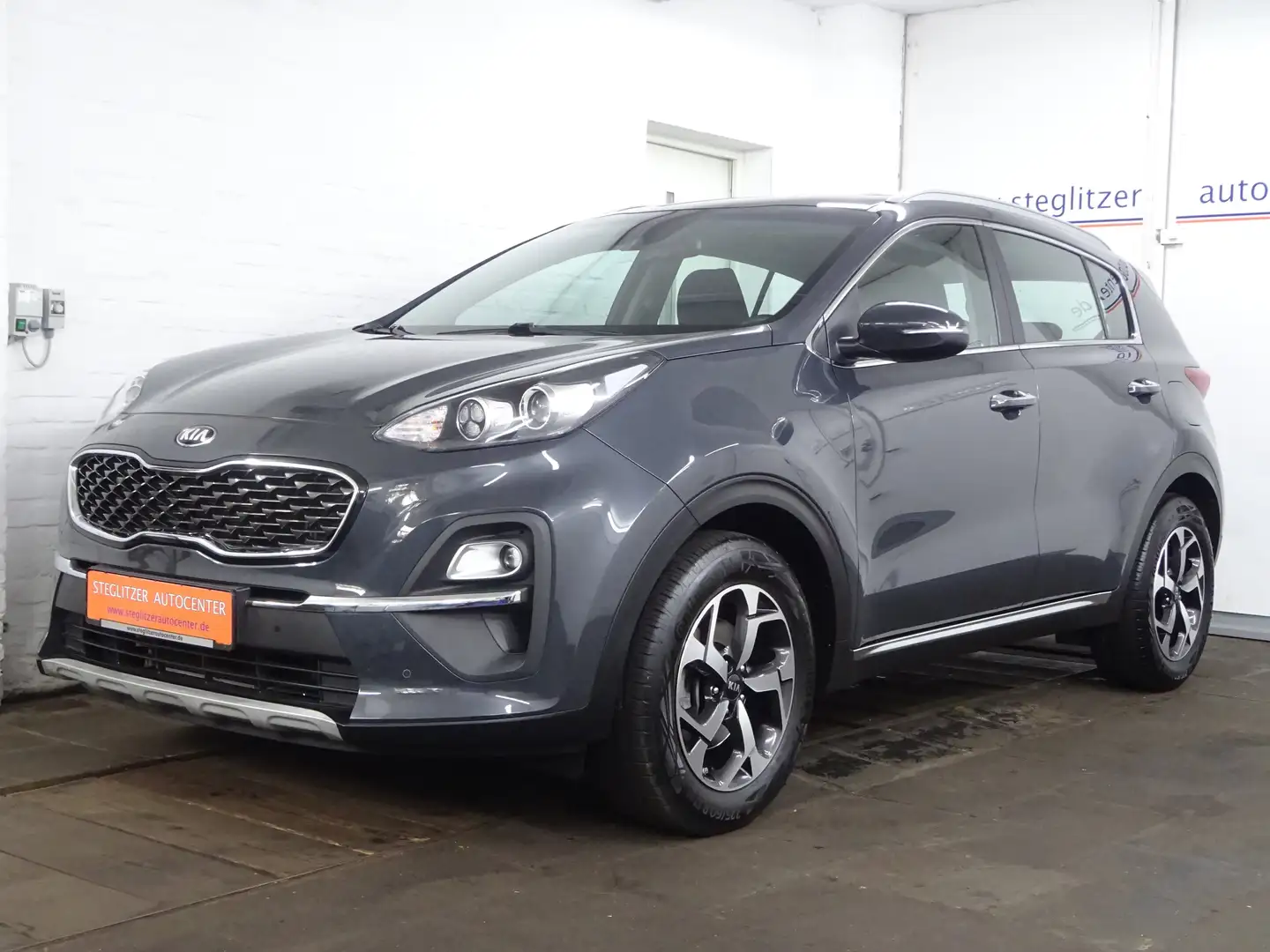 Kia Sportage 1.6 TGDI Vision 2WD DCT Nav/Kamera/PDC/4xSHZ/Tempo Gris - 1